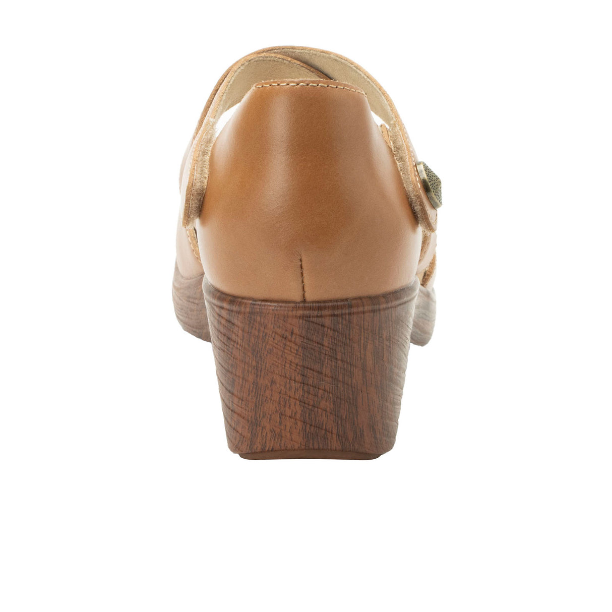 Alegria Savina Heeled Sandal (Women) - Latte Dress-Casual - Slip On - The Heel Shoe Fitters