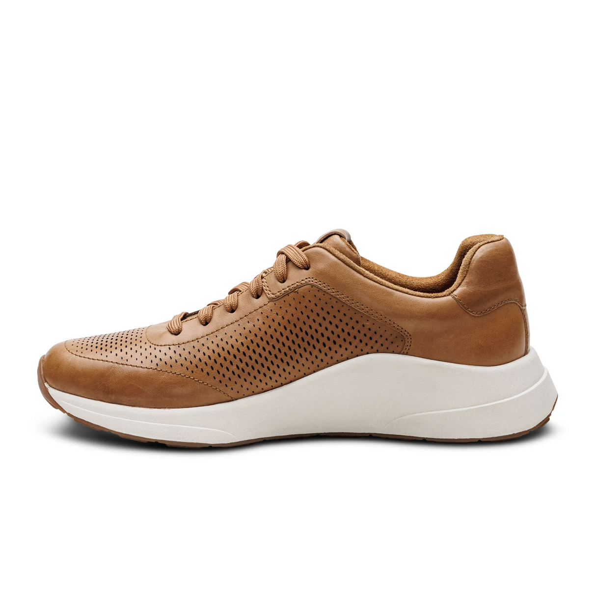 Aetrex Drew Sneaker (Men) - Tan Athletic - Casual - Lace Up - The Heel Shoe Fitters