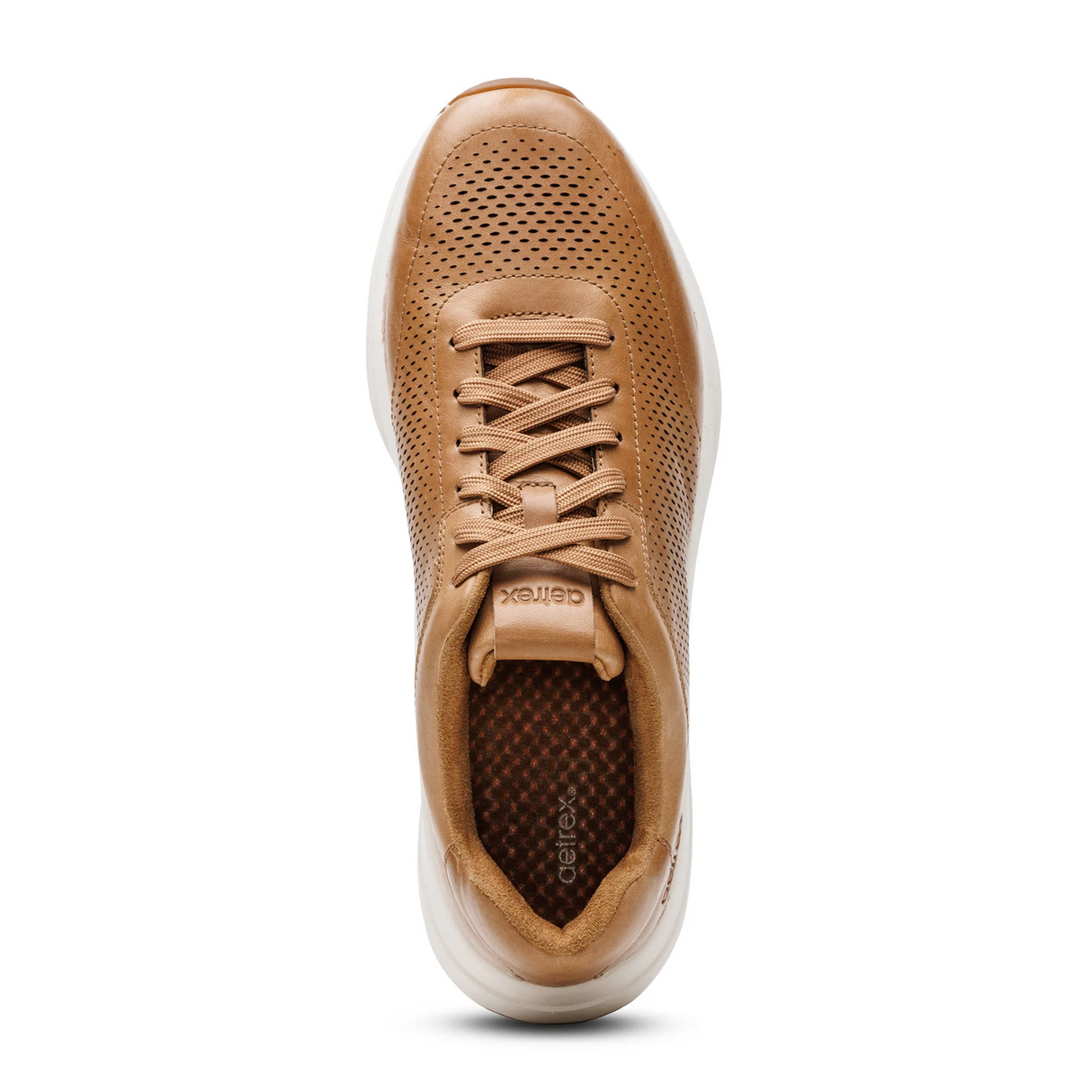 Aetrex Drew Sneaker (Men) - Tan Athletic - Casual - Lace Up - The Heel Shoe Fitters