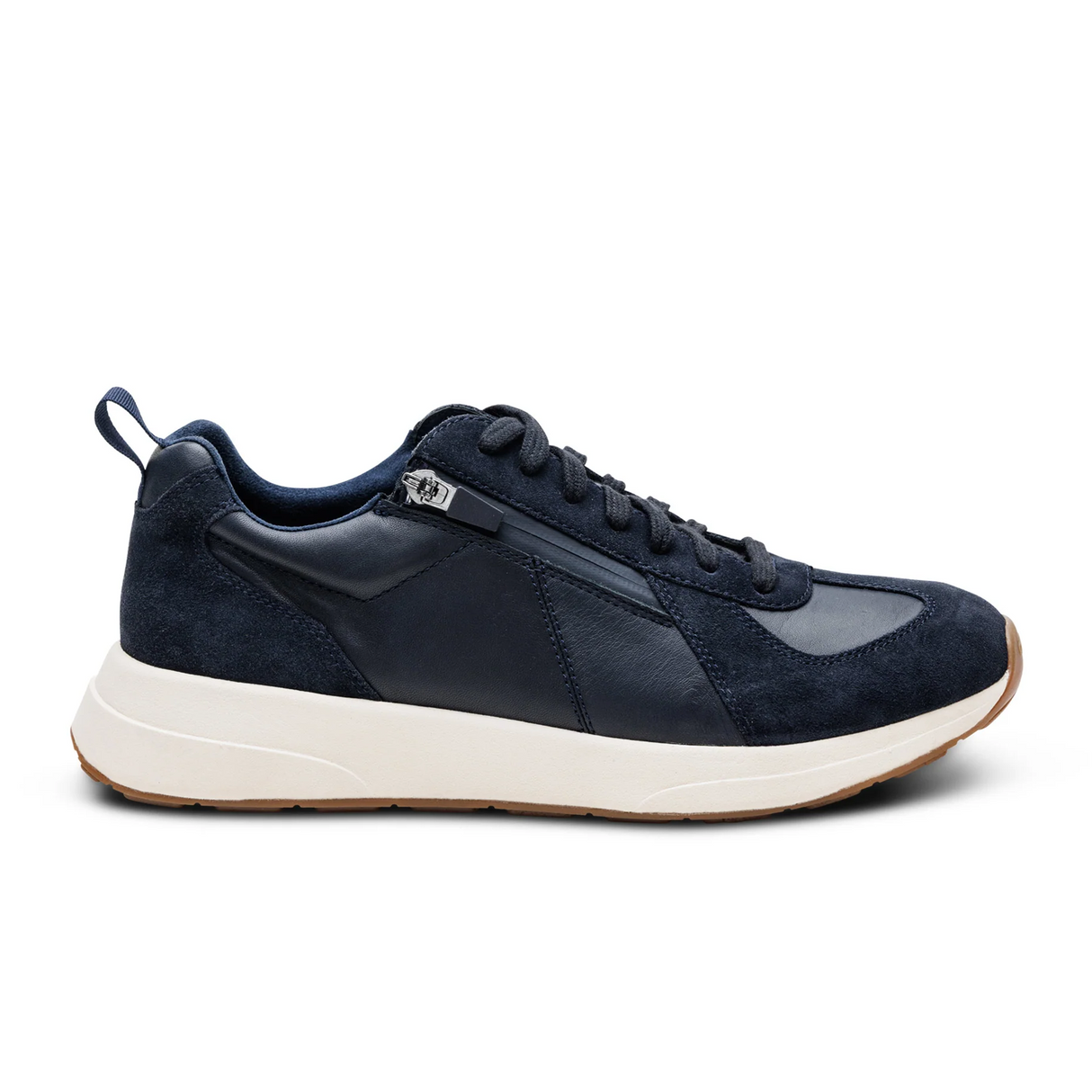 Aetrex Miles Sneaker (Men) - Navy Athletic - Casual - Lace Up - The Heel Shoe Fitters