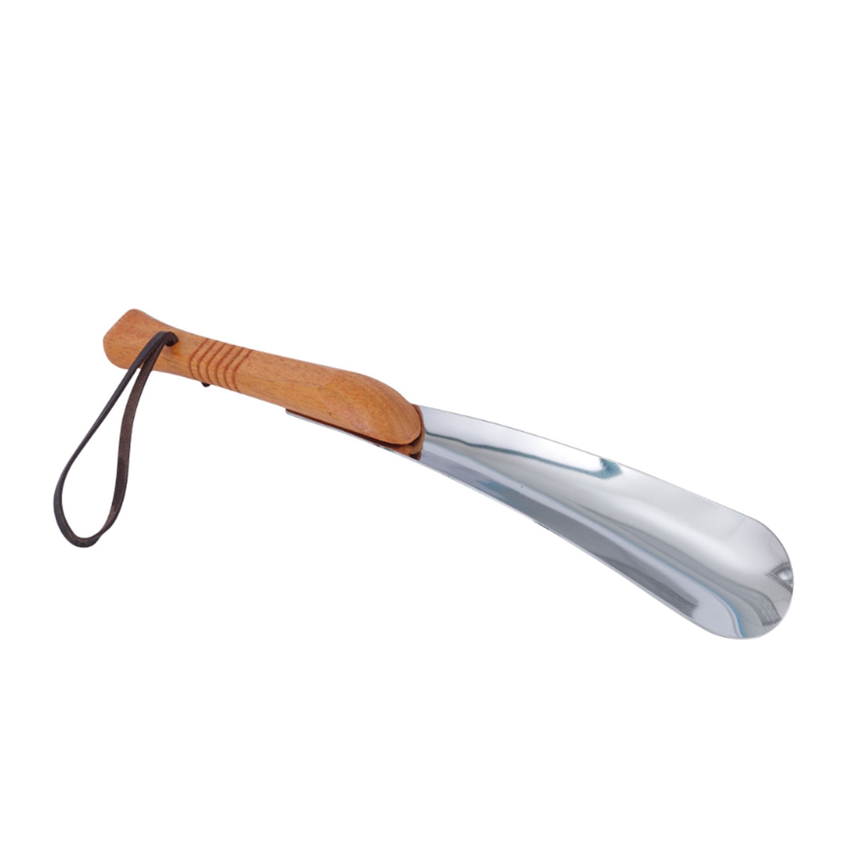 Four Seasons Plated Shoe Horn with Wood Handle Accessories - Shoe Care - The Heel Shoe Fitters