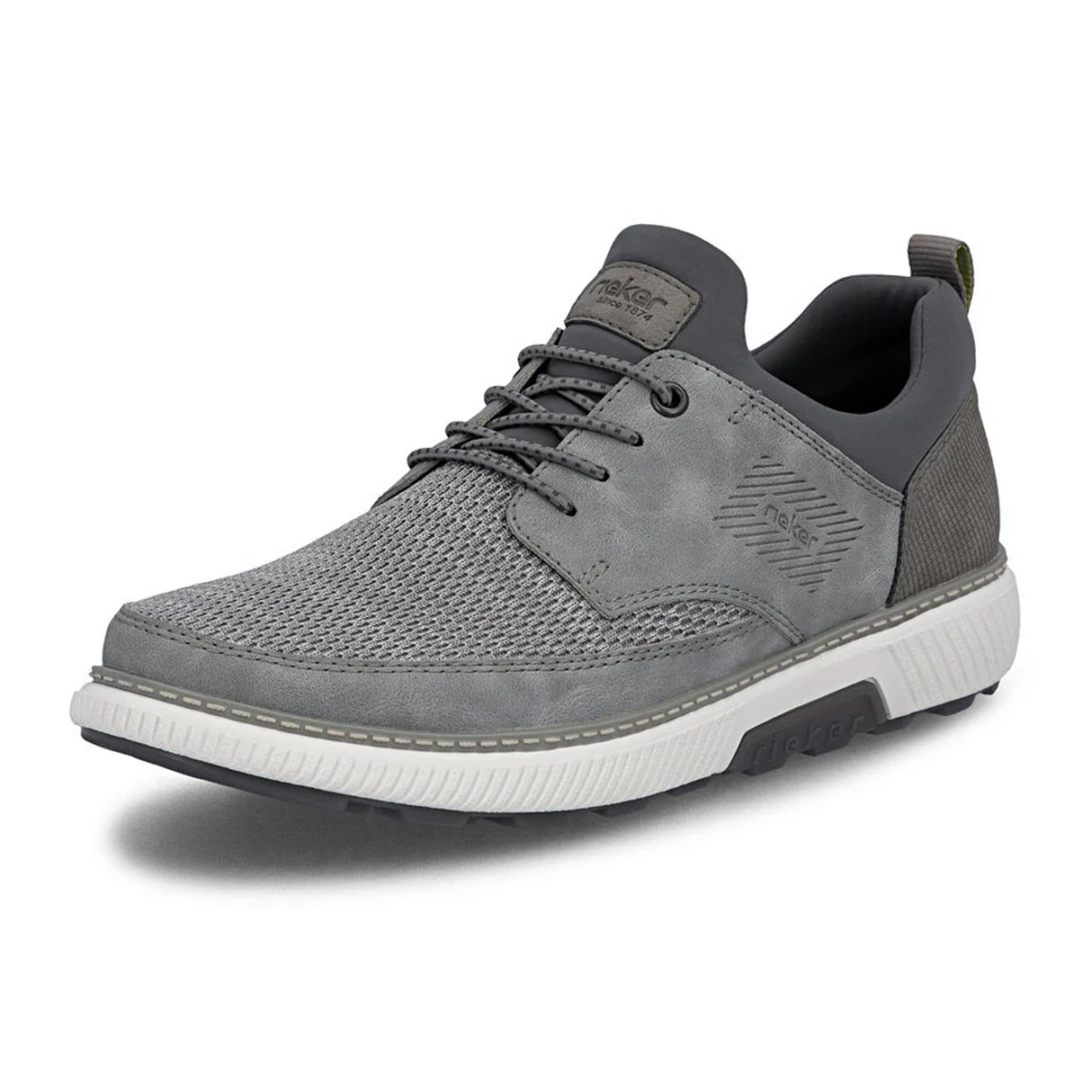 Rieker Stan 54 Oxford (Men) - Grigio/Grey/Pietra/Blei