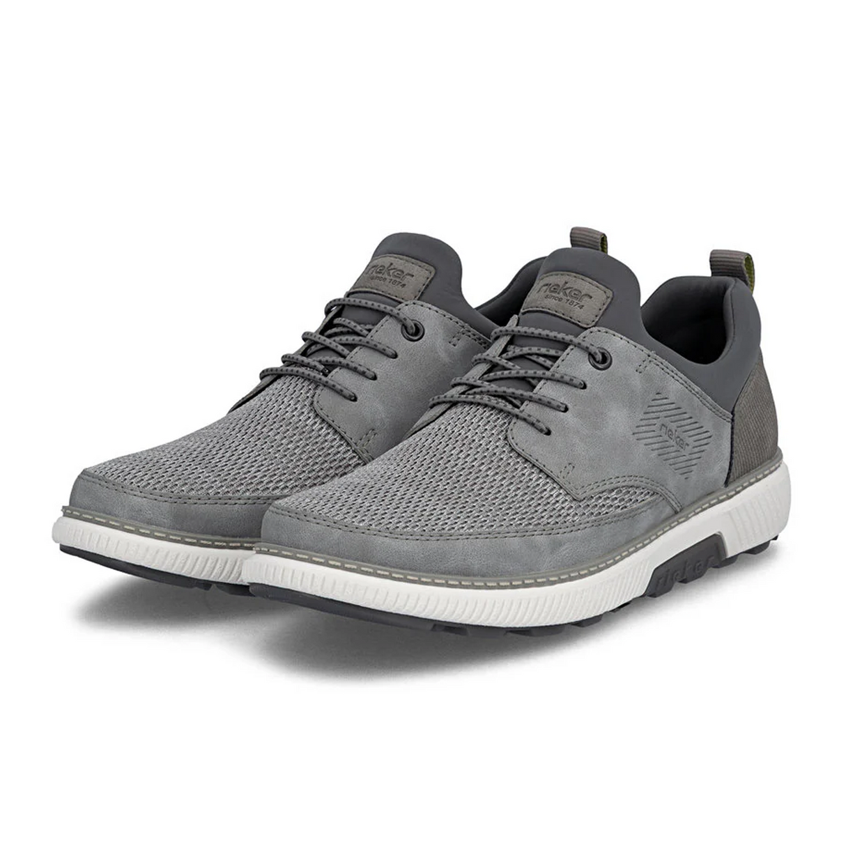 Rieker Stan 54 Oxford (Men) - Grigio/Grey/Pietra/Blei