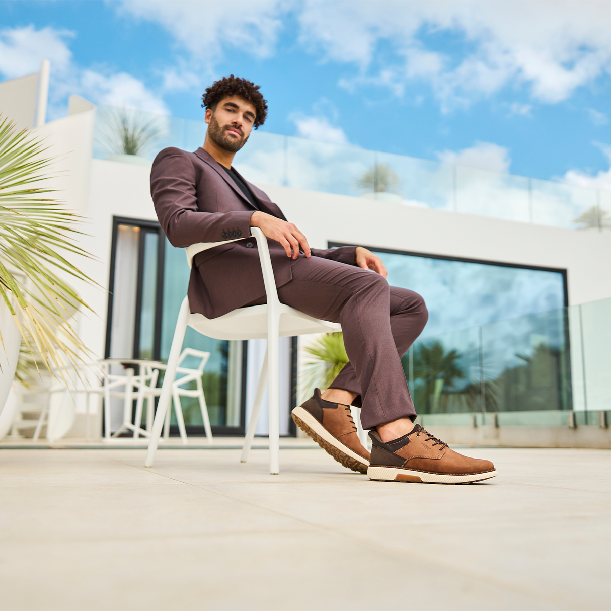 Rieker Stan B3357 Oxford (Men) - Brown/Braun/Schoko/Braun Dress-Casual - Oxford - The Heel Shoe Fitters