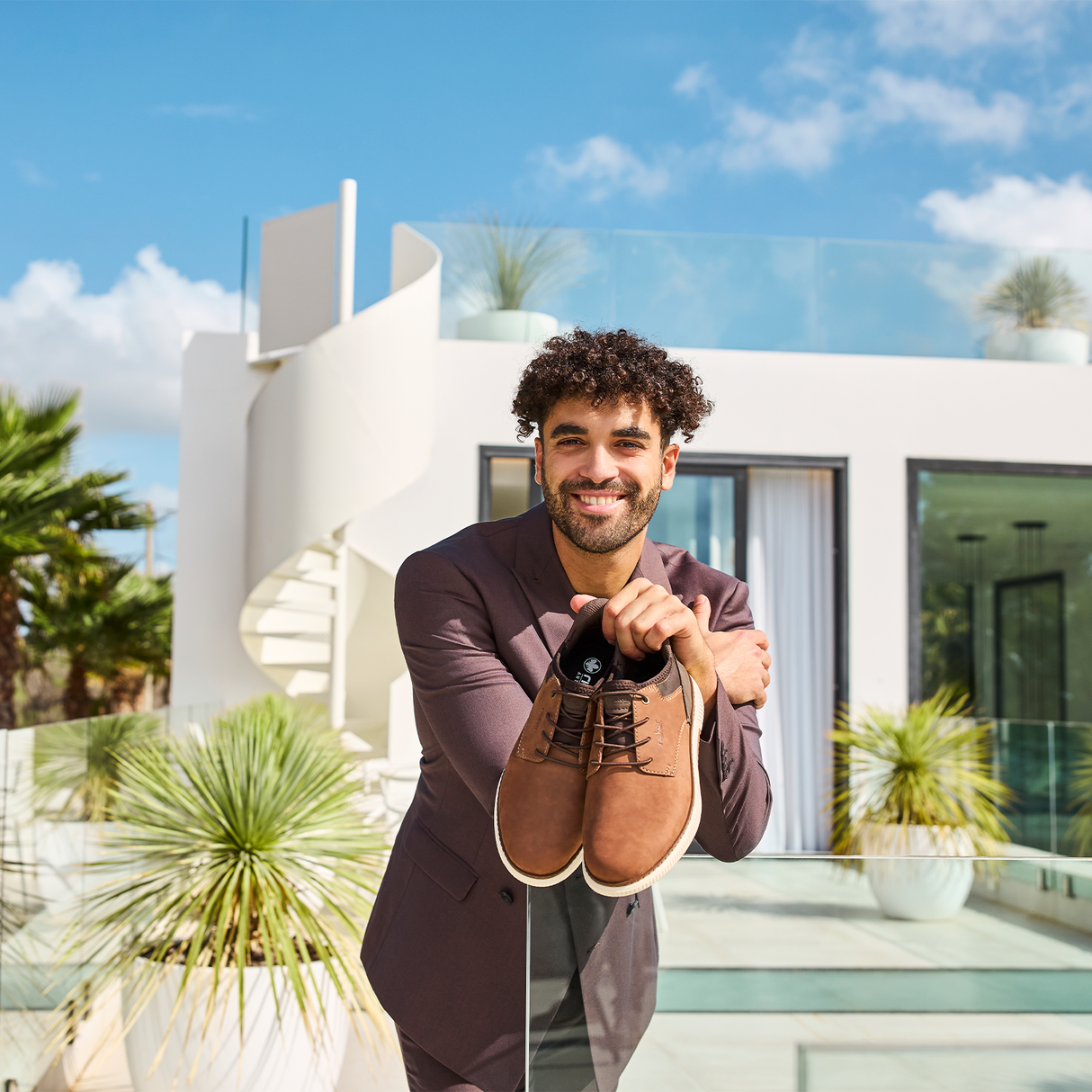 Rieker Stan B3357 Oxford (Men) - Brown/Braun/Schoko/Braun Dress-Casual - Oxford - The Heel Shoe Fitters