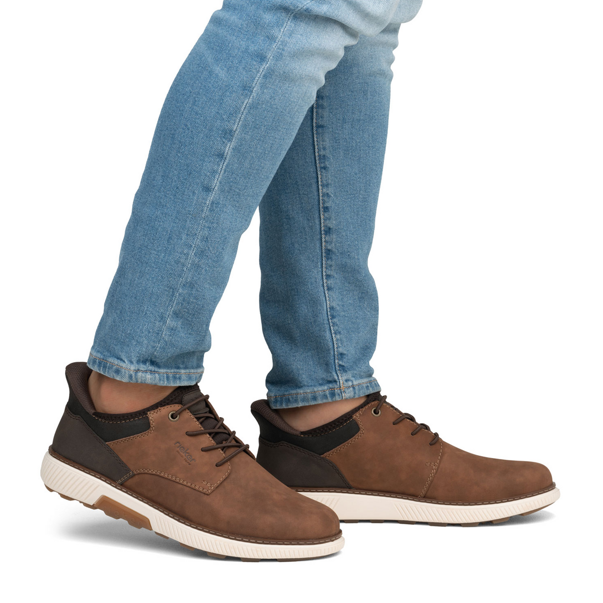 Rieker Stan B3357 Oxford (Men) - Brown/Braun/Schoko/Braun Dress-Casual - Oxford - The Heel Shoe Fitters