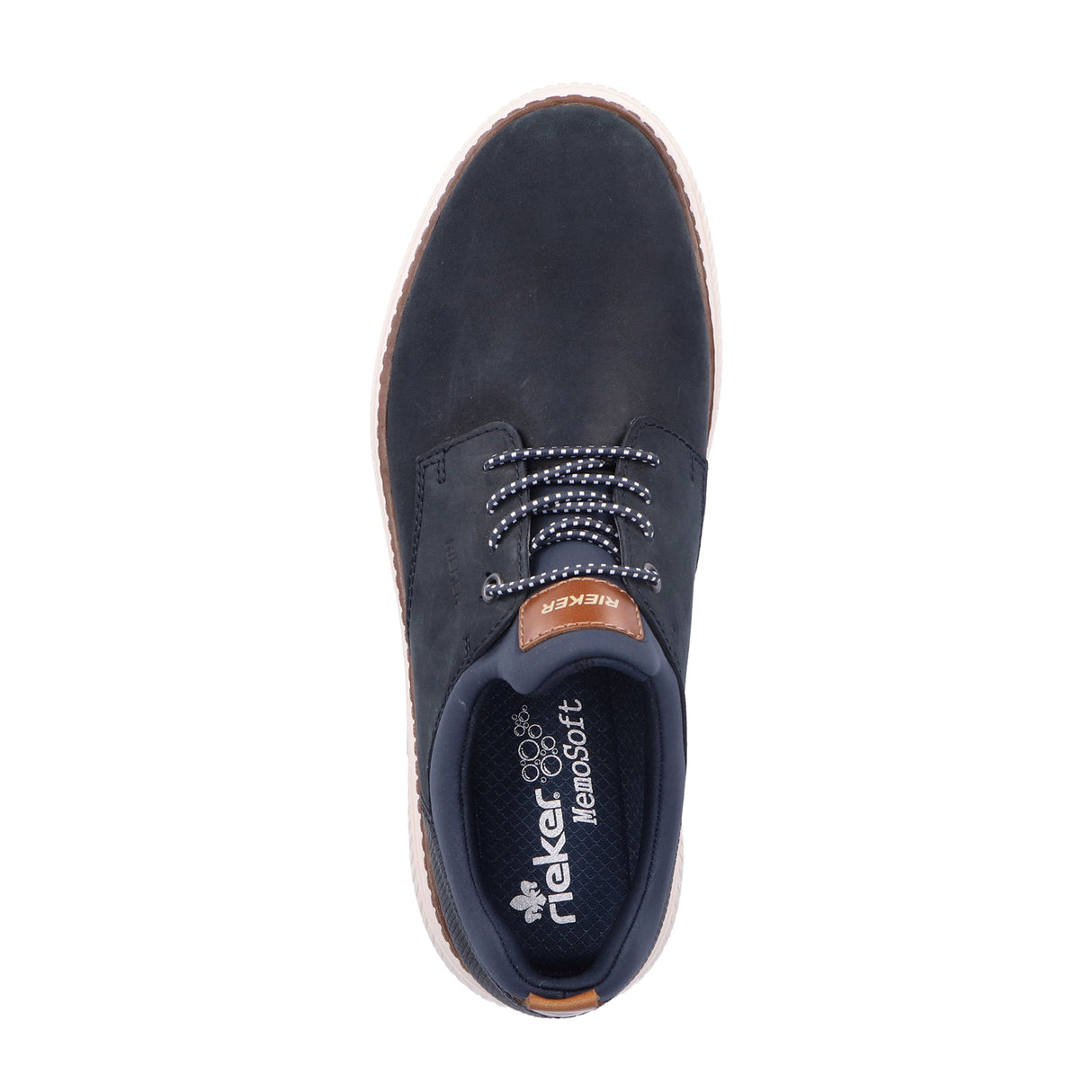 Rieker Stan B3360-14 Sneaker (Men) - Pazifik/Navy/Lak/Amaretto Dress-Casual - Oxford - The Heel Shoe Fitters
