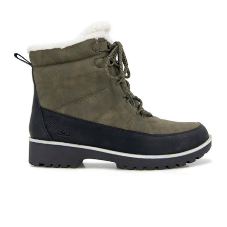 JBU Alaska Waterproof Winter Boot (Women) - Olive Boots - Winter - Ankle Boot - The Heel Shoe Fitters