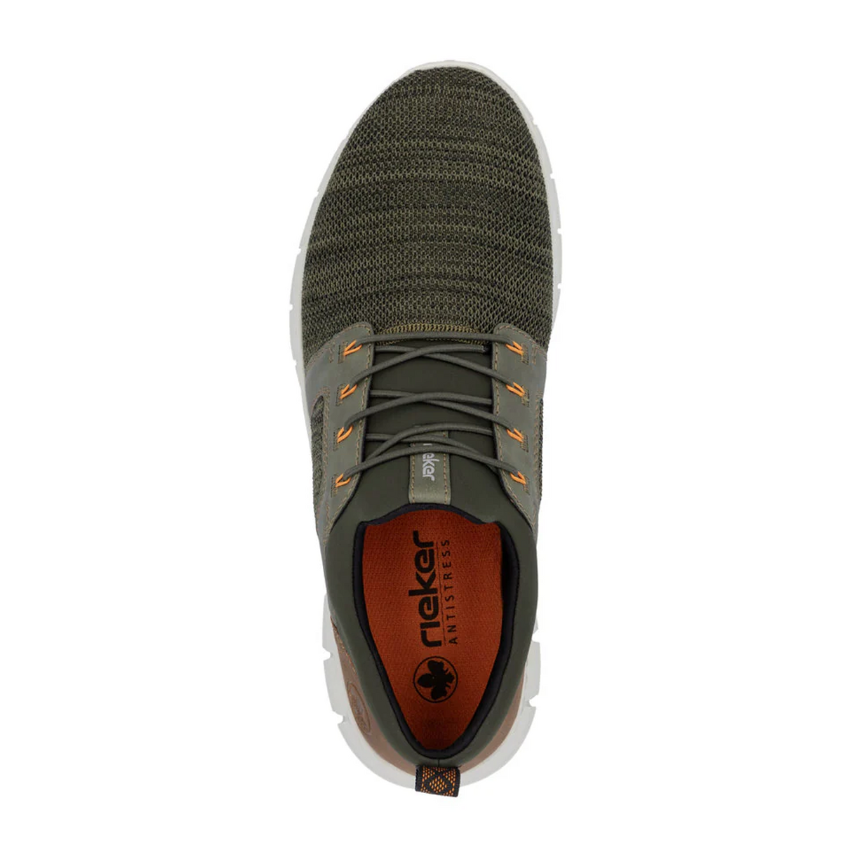 Rieker Timo 96 Sneaker (Men) - Moos/Olive/Mandel/Pesto Athletic - Casual - Slip On - The Heel Shoe Fitters