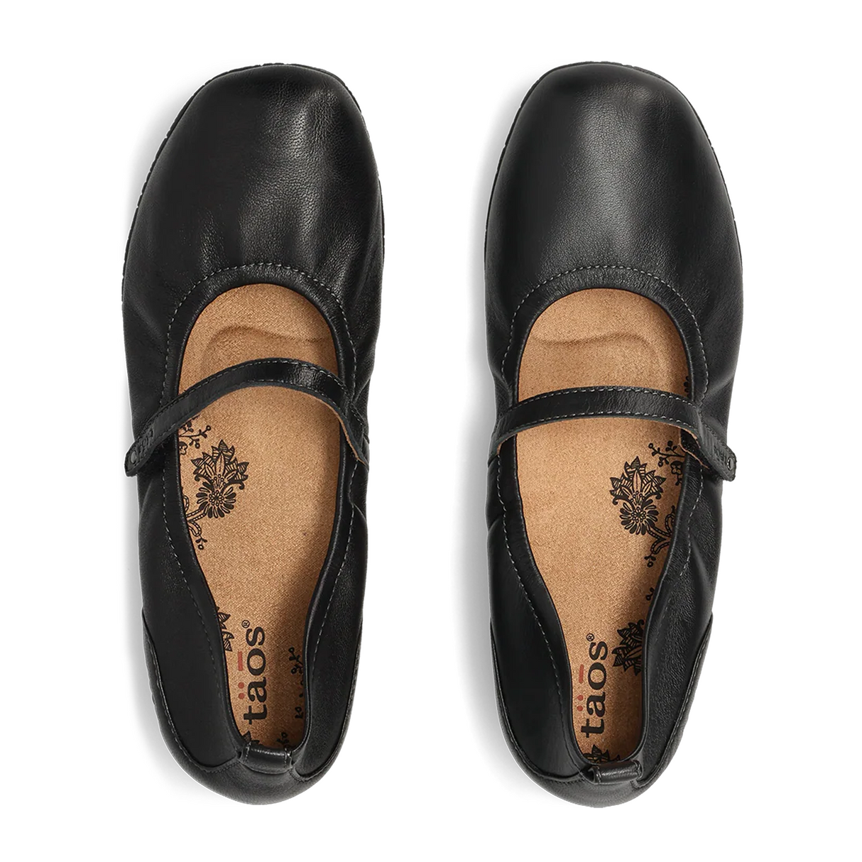 Taos Babble Mary Jane (Women) - Black Dress-Casual - Flat - The Heel Shoe Fitters