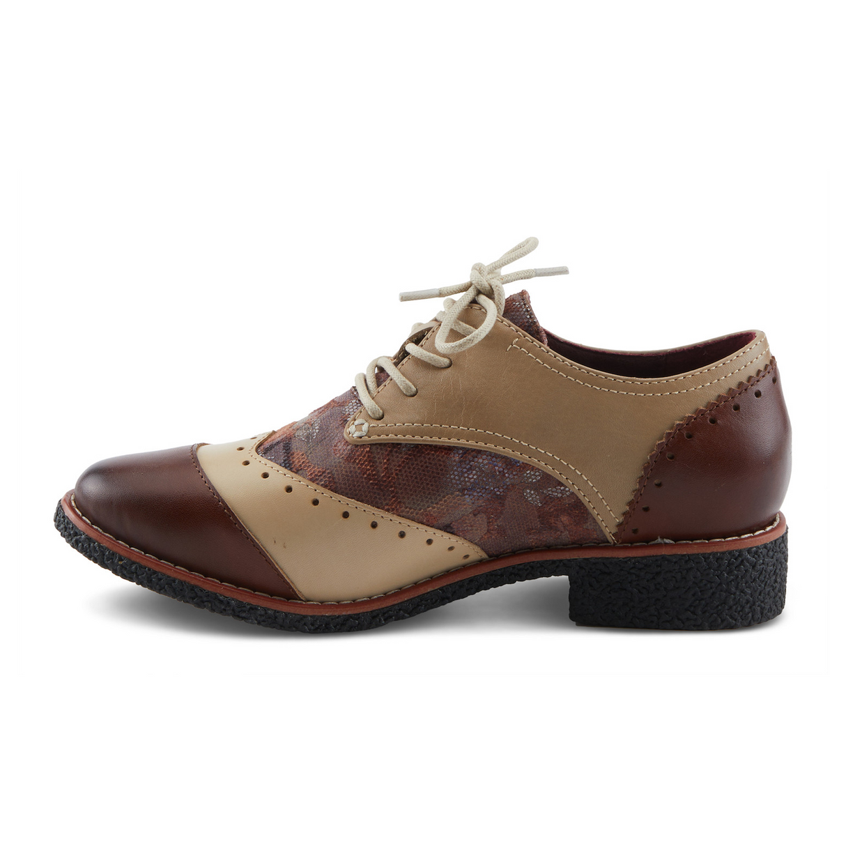 L'Artiste Bargiasti-Flo Oxford (Women) - Brown Multi Dress-Casual - Oxford - The Heel Shoe Fitters