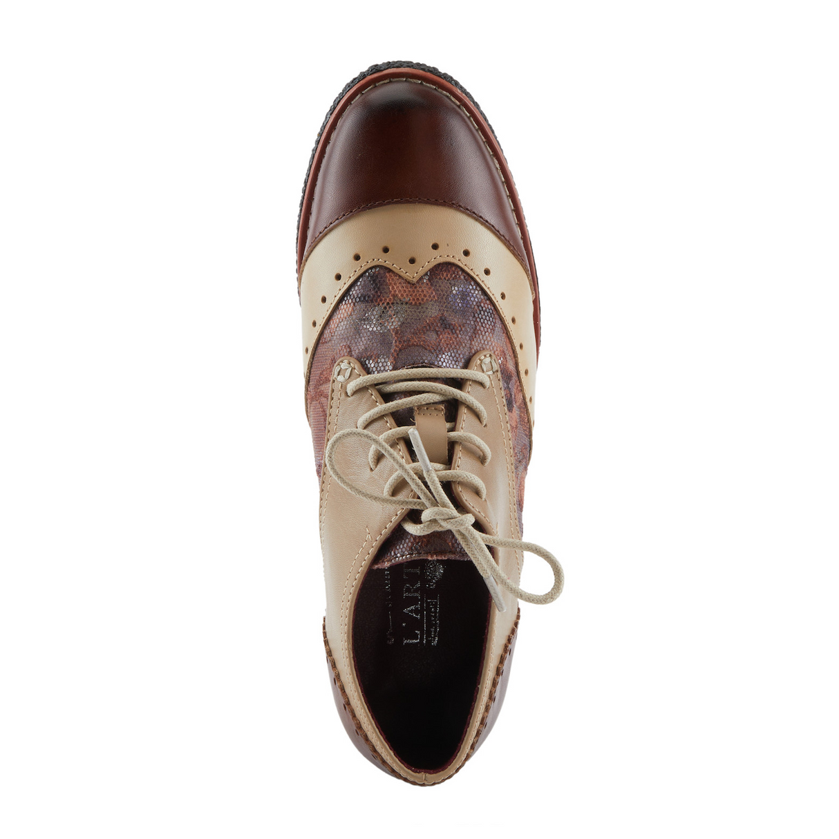 L'Artiste Bargiasti-Flo Oxford (Women) - Brown Multi Dress-Casual - Oxford - The Heel Shoe Fitters