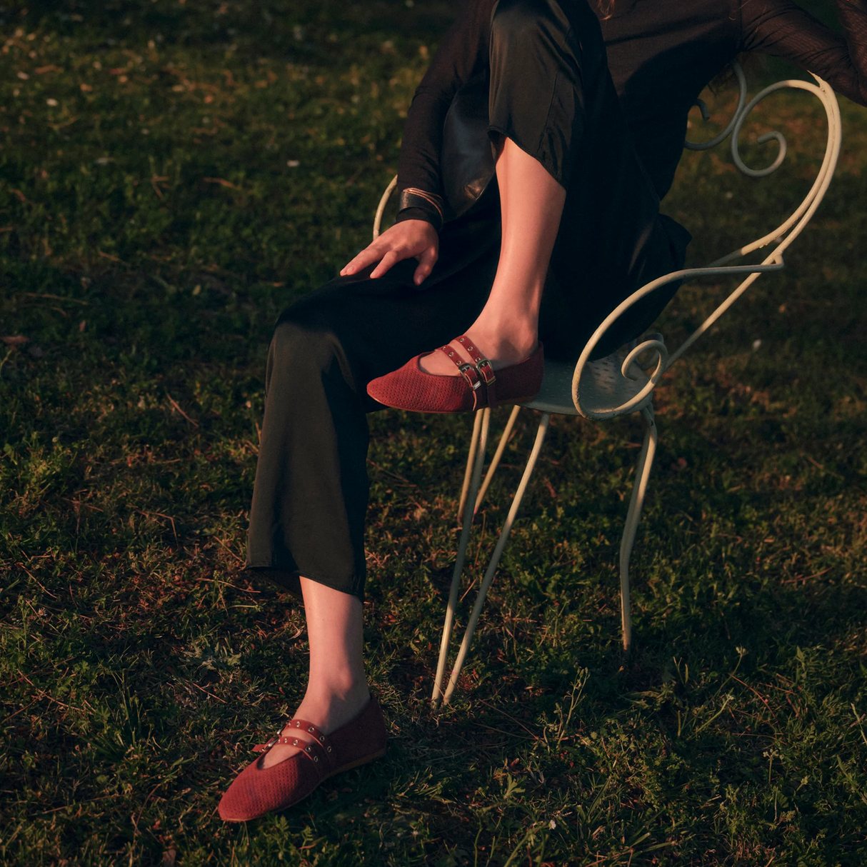 Dolce Vita Baylee Grommet Flat (Women) - Oxblood Dress-Casual - Flat - The Heel Shoe Fitters