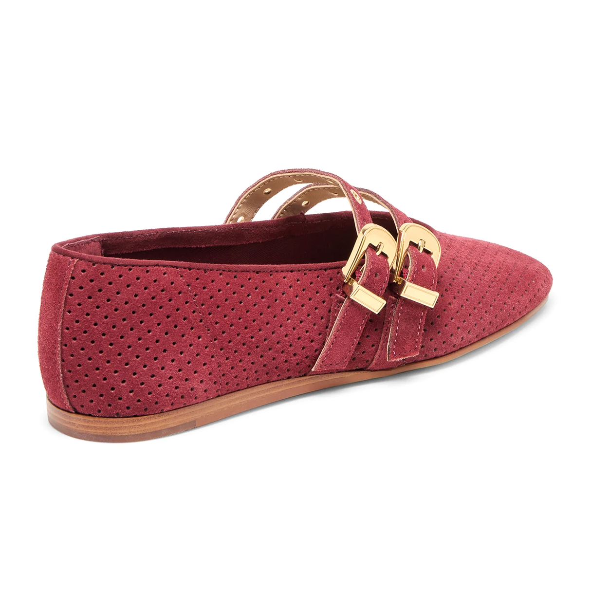 Dolce Vita Baylee Grommet Flat (Women) - Oxblood Dress-Casual - Flat - The Heel Shoe Fitters