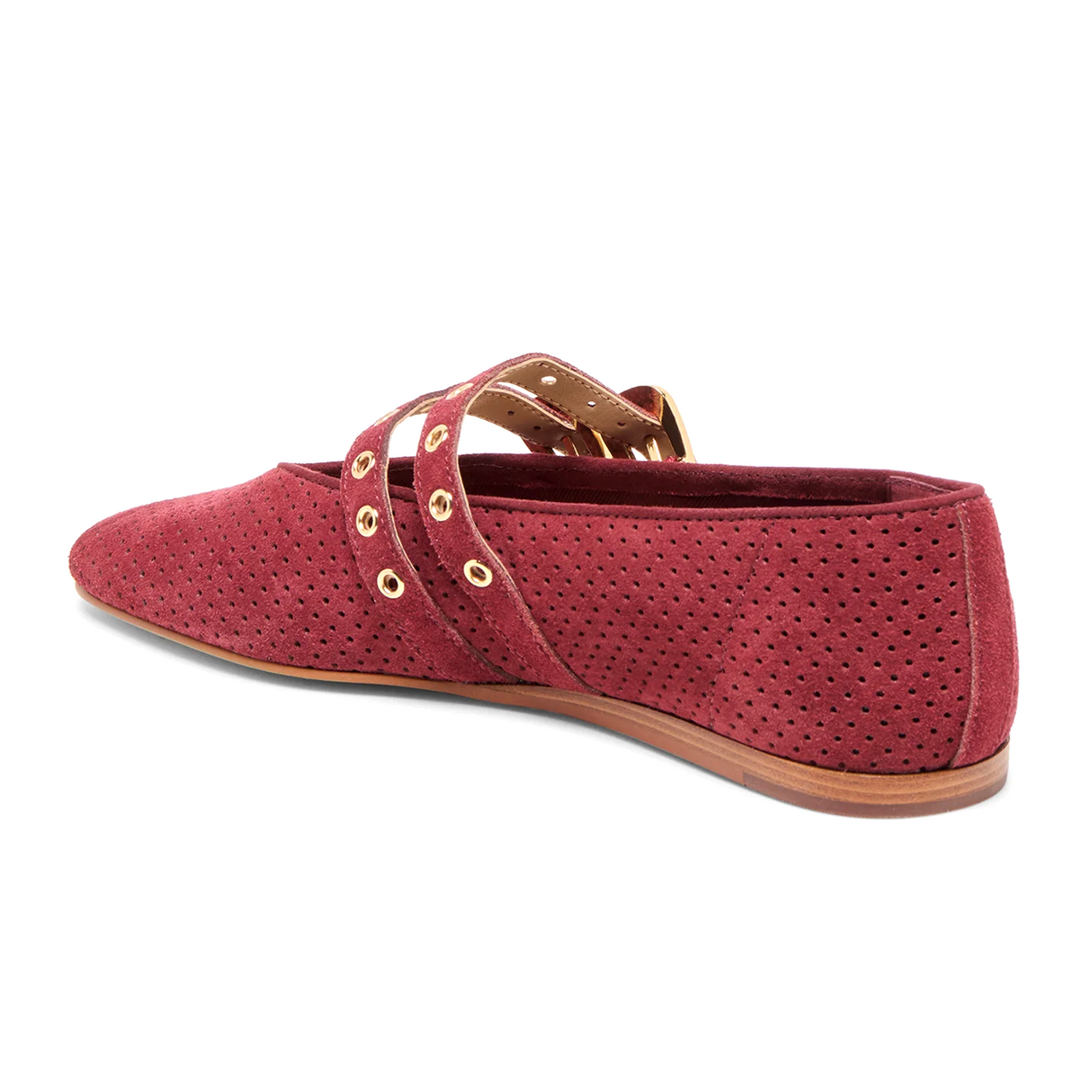Dolce Vita Baylee Grommet Flat (Women) - Oxblood Dress-Casual - Flat - The Heel Shoe Fitters