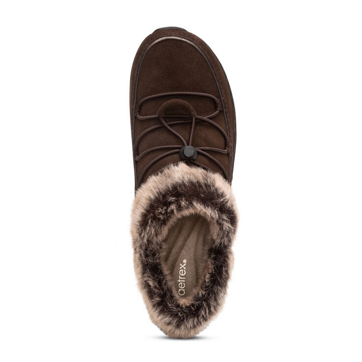 Aetrex Chrissy Slip On (Women) - Espresso Leather Dress-Casual - Slip On - The Heel Shoe Fitters