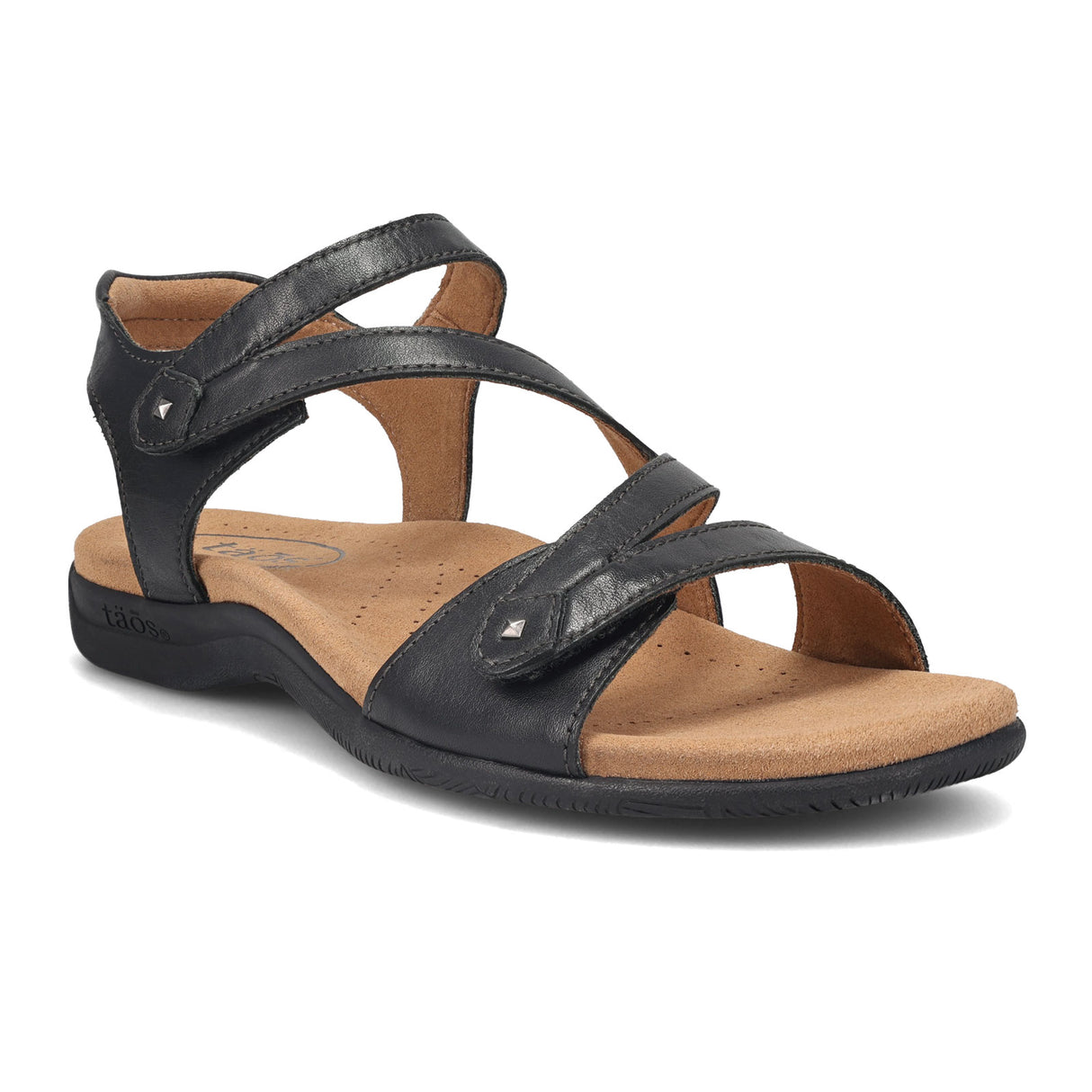 Taos Big Time Backstrap Sandal (Women) - Black Sandal - Backstrap - The Heel Shoe Fitters