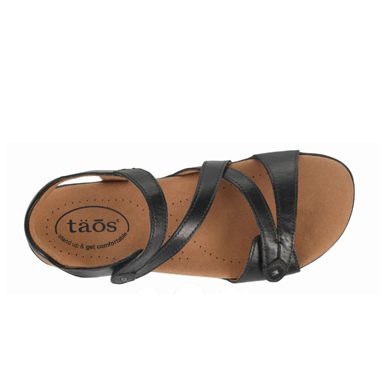 Taos Big Time Backstrap Sandal (Women) - Black Sandal - Backstrap - The Heel Shoe Fitters