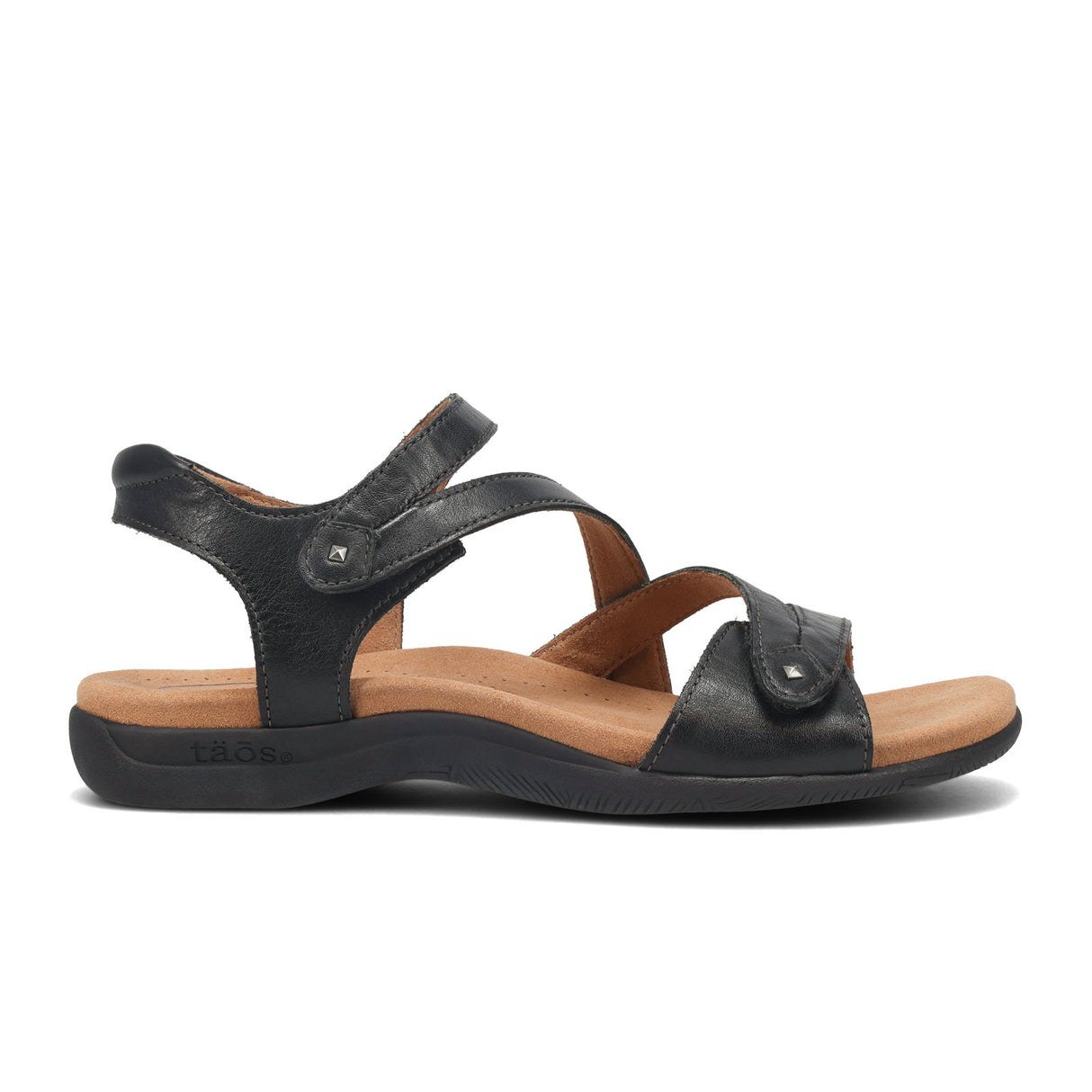 Taos Big Time Backstrap Sandal (Women) - Black Sandal - Backstrap - The Heel Shoe Fitters