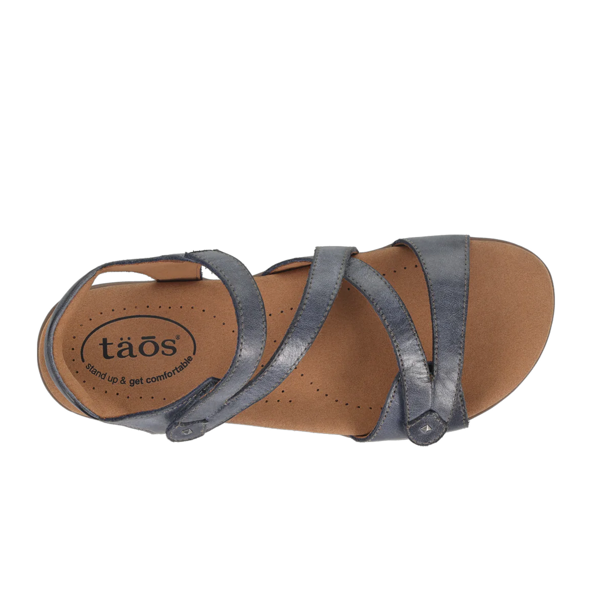 Taos Big Time Backstrap Sandal (Women) - Dark Blue Sandal - Backstrap - The Heel Shoe Fitters