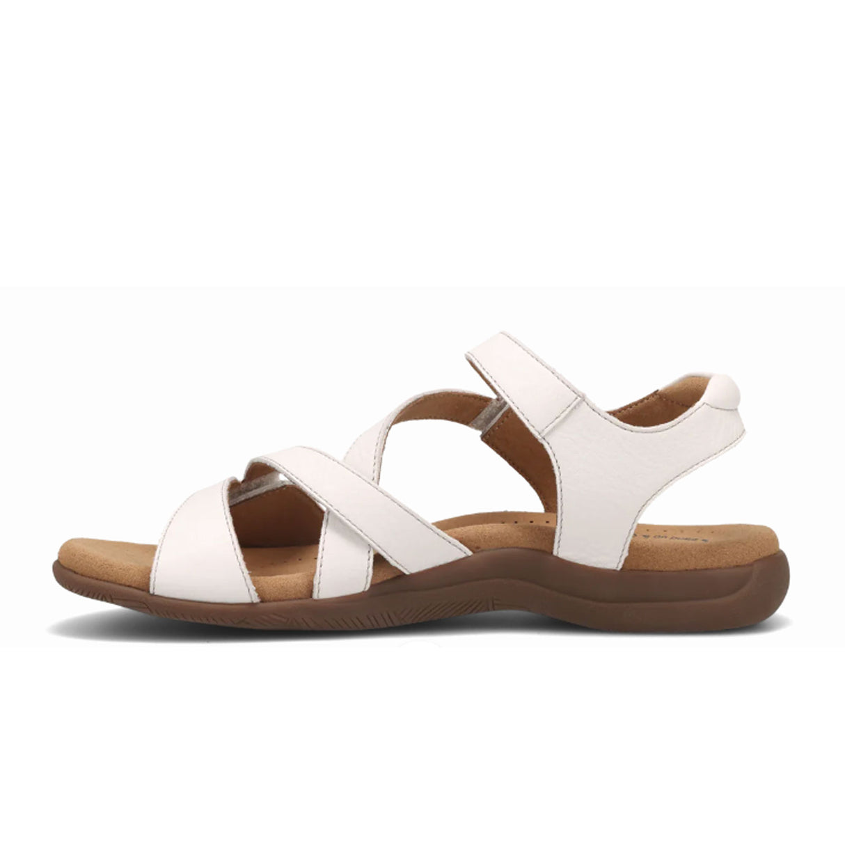 Taos Big Time Backstrap Sandal (Women) - White Sandal - Backstrap - The Heel Shoe Fitters