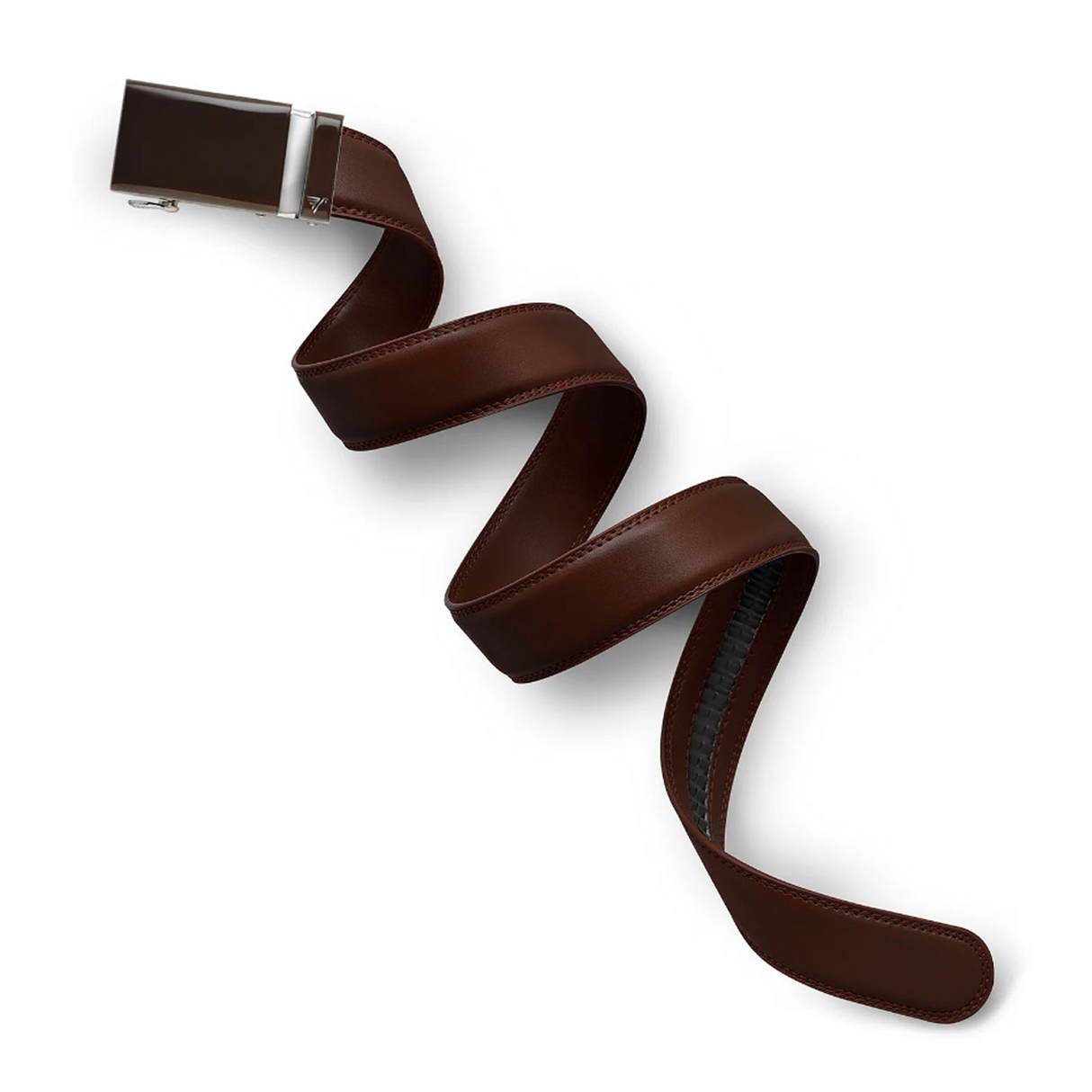 Mission Belts Leather Belt (Men) - Chocolate/Chocolate Brown Leather Accessories - Belts - Leather - The Heel Shoe Fitters