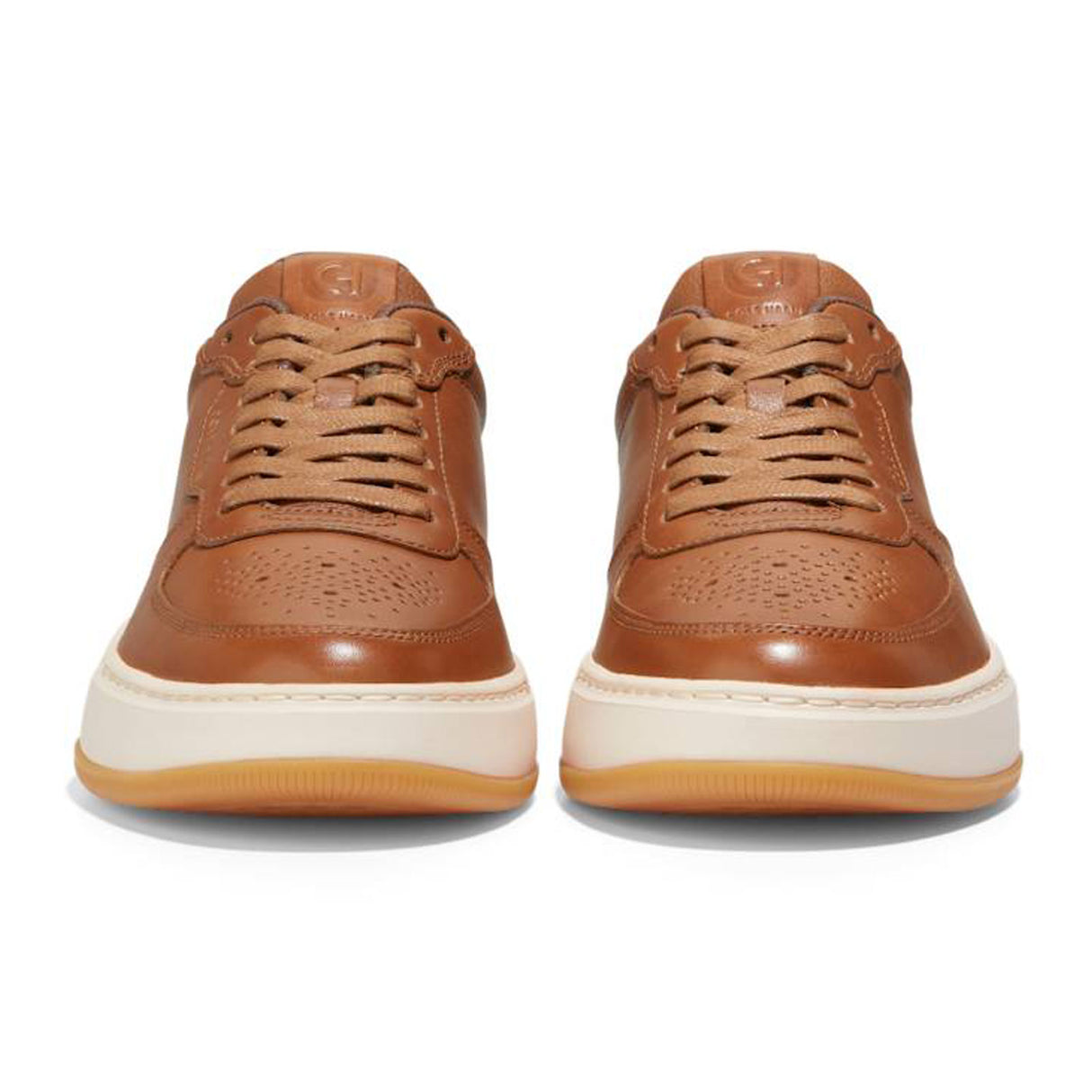 Cole Haan GrandPro Crossover Golf Shoe (Men) - British Tan/Ivory Athletic - Casual - Lace Up - The Heel Shoe Fitters