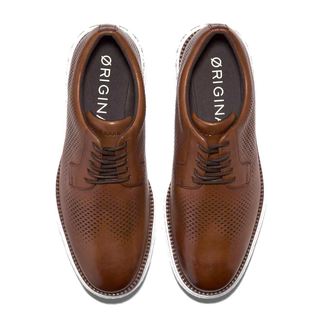 Cole Haan Originalgrand 2.0 Oxford (Men) - British Tan/Optic White Dress-Casual - Oxford - The Heel Shoe Fitters
