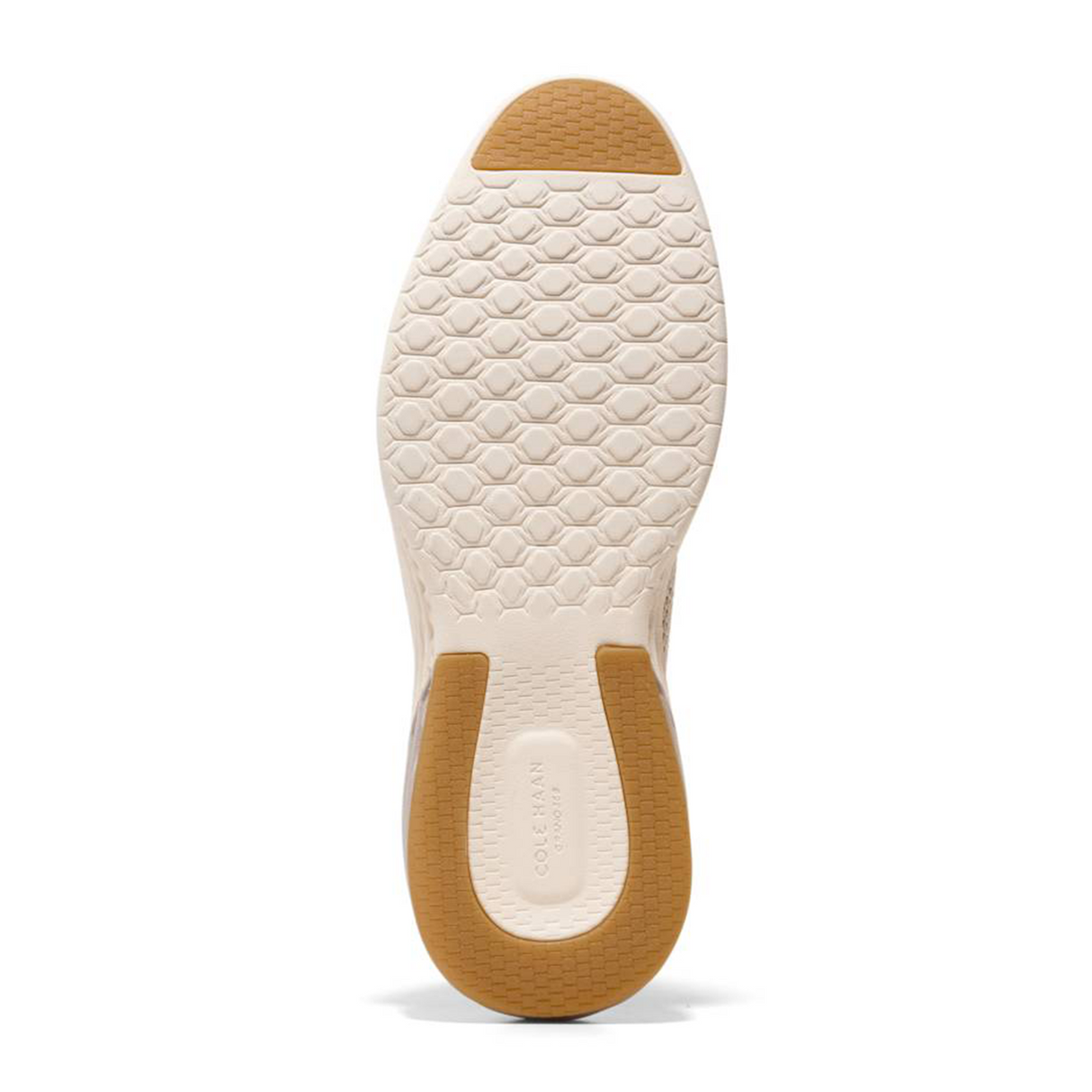 Cole Haan Grand Hurrion Stitchlite Wingtip Oxford (Men) - Birch/Light Sesame/Ivory Dress-Casual - Oxford - The Heel Shoe Fitters