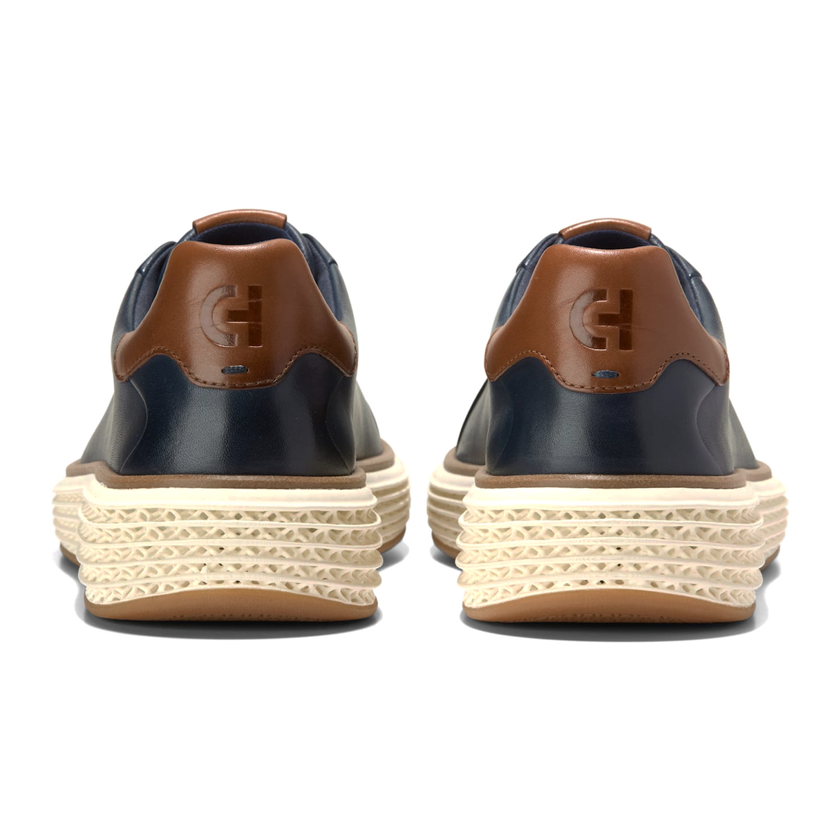 Cole Haan Grandpro Court Skyweave Sneaker (Men) - Navy Blazer/CH British Tan/Ivory Athletic - Casual - Lace Up - The Heel Shoe Fitters