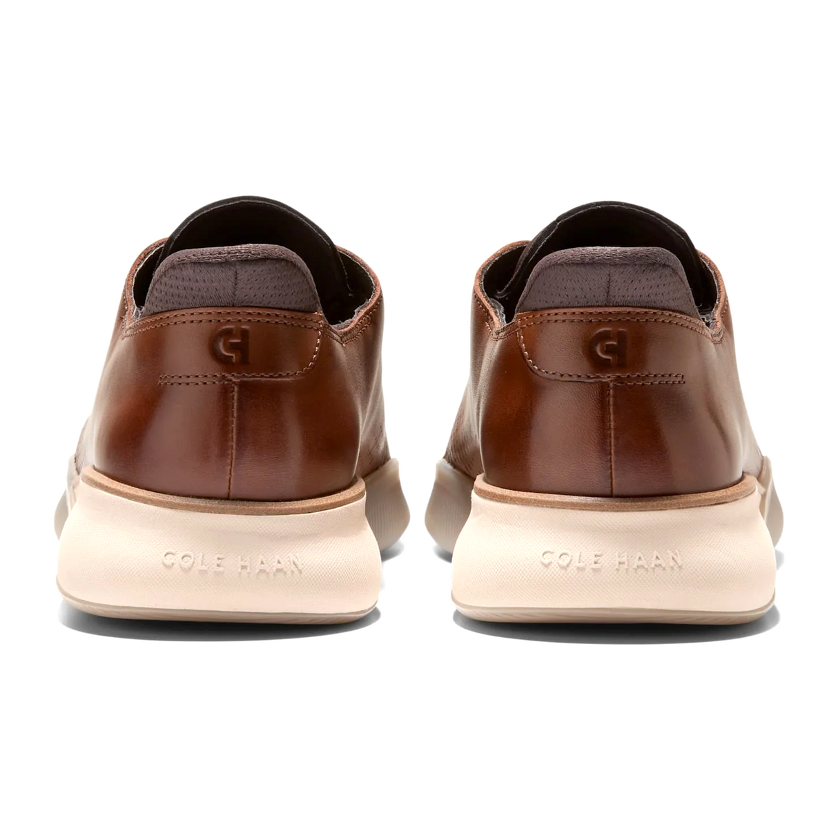 Cole Haan 6.Zerogrand Laser Quick-On Oxford (Men) - Woodbury/Dark Chocolate/Angora Dress-Casual - Oxford - The Heel Shoe Fitters