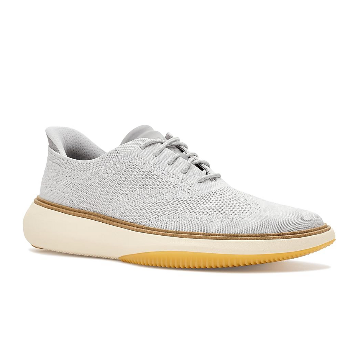 Cole Haan GrandPhaze Stitchlite Quick-On Oxford (Men) - Oyster Mushroom/Natural/Ivory Dress-Casual - Oxford - The Heel Shoe Fitters