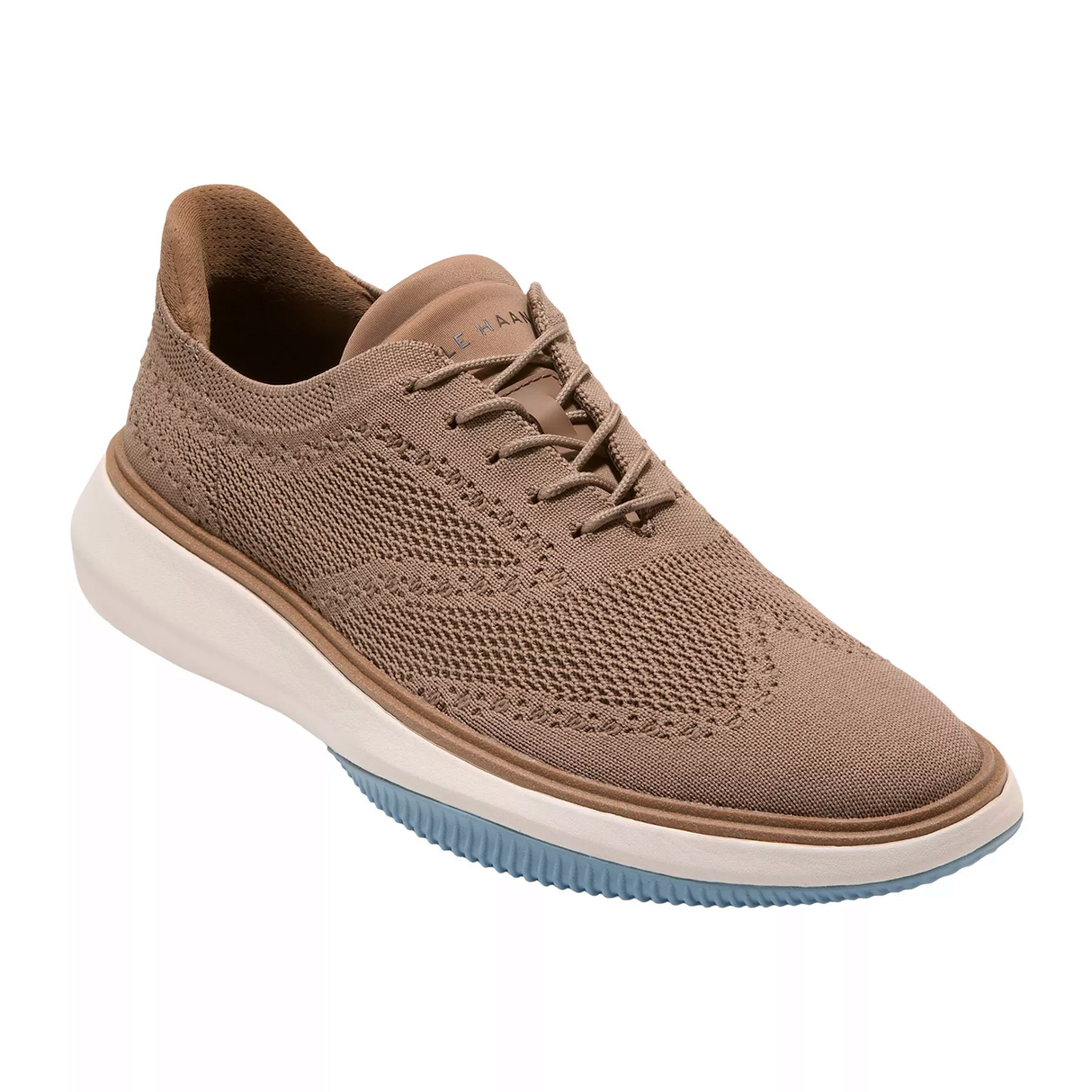 Cole Haan GrandPhaze Stitchlite Quick-On Oxford (Men) - Irish Coffee/Dark Natural/Dusty Blue Dress-Casual - Oxford - The Heel Shoe Fitters