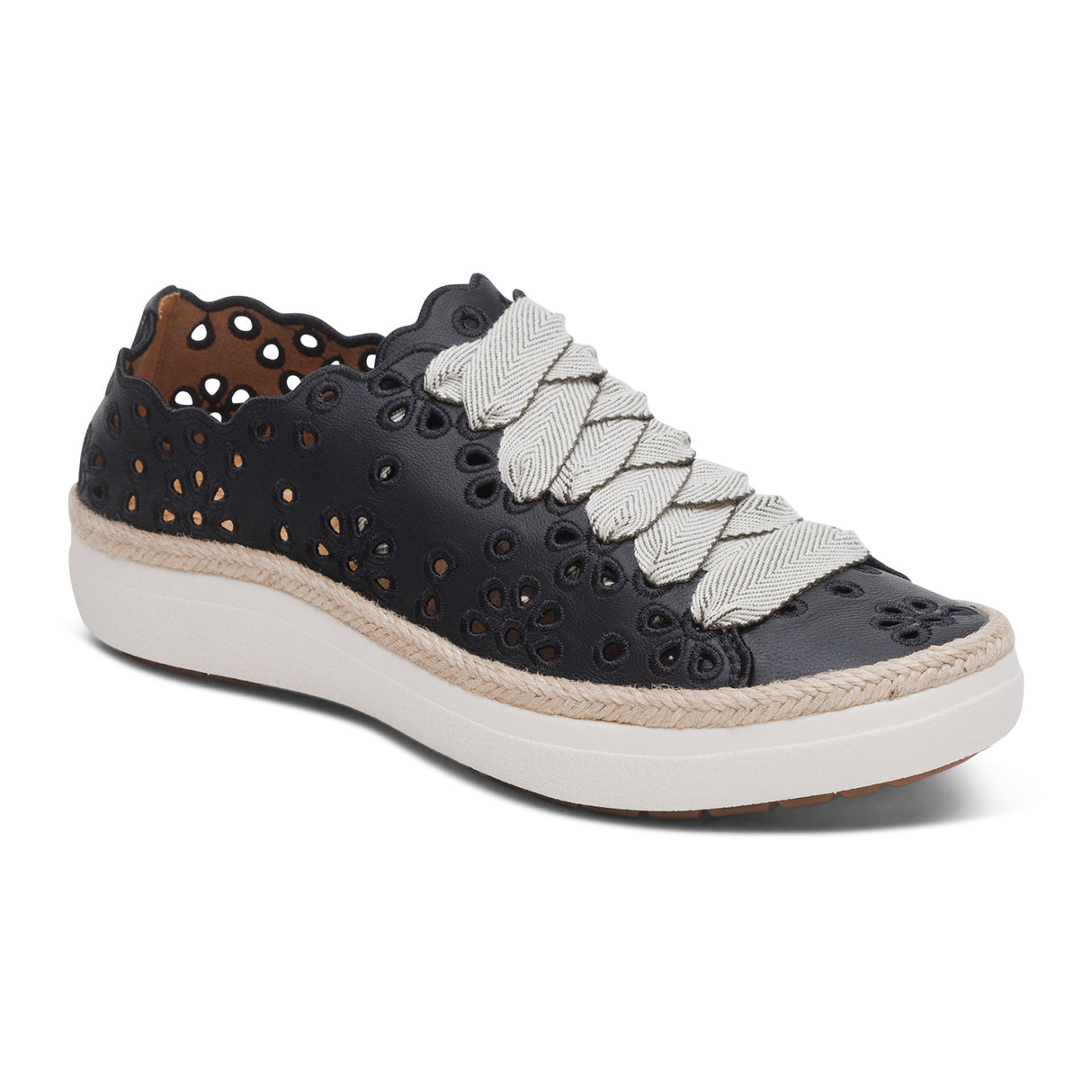 Aetrex Charlotte Sneaker (Women) Athletic - Casual - Lace Up - The Heel Shoe Fitters