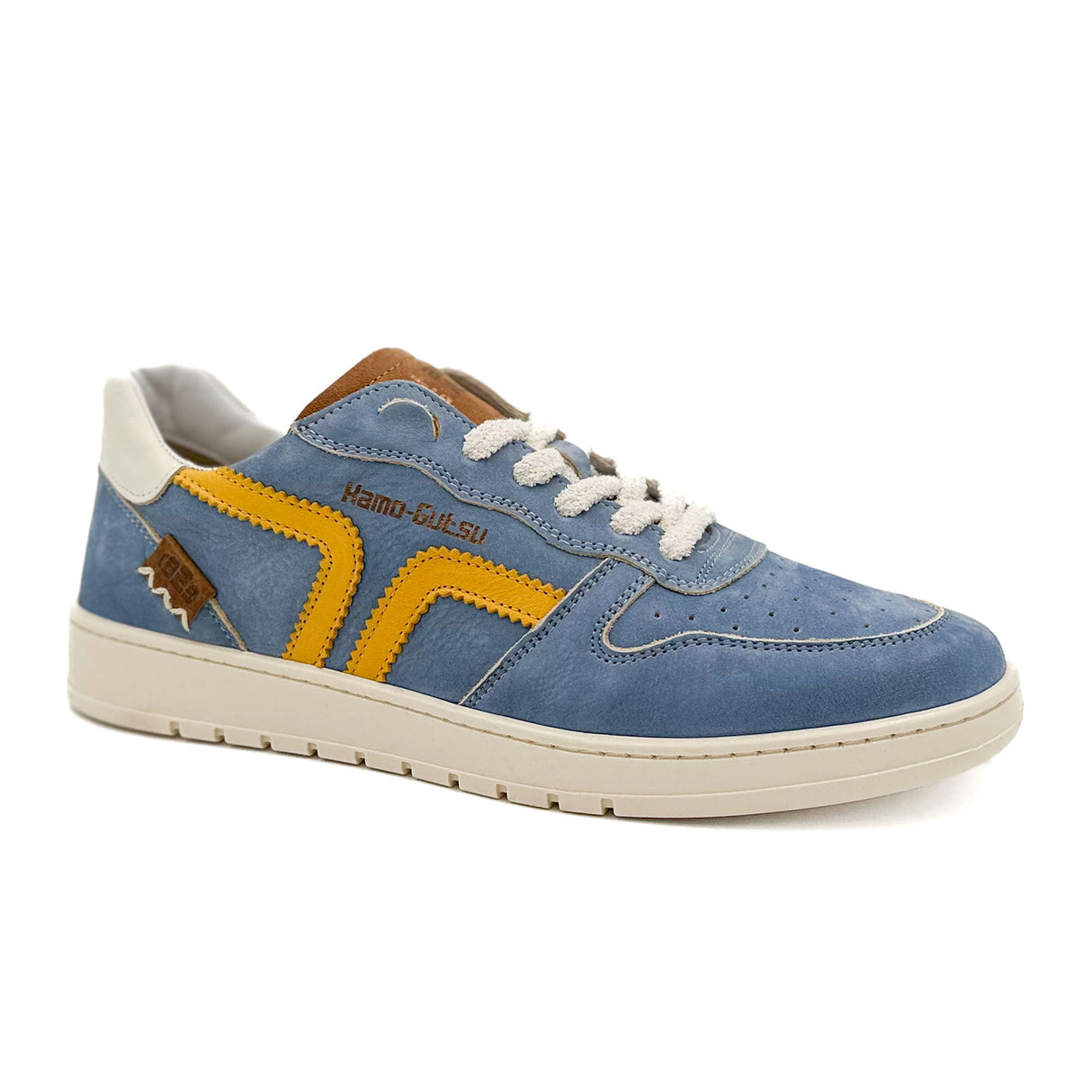 Kamo-Gutsu CAMPO 048 Sneaker (Men) - Wash/Bluette Athletic - Casual - Lace Up - The Heel Shoe Fitters