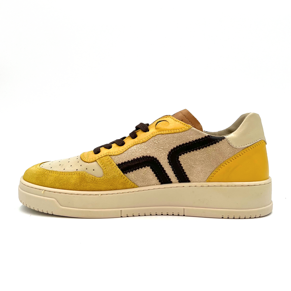 Kamo-Gutsu CAMPO 048 Sneaker (Men) - Zaffer/Brown Athletic - Casual - Lace Up - The Heel Shoe Fitters