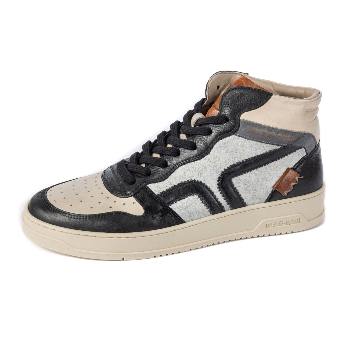 Kamo-Gutsu CAMPO 148 Hightop Sneaker (Men) - Nero Combi