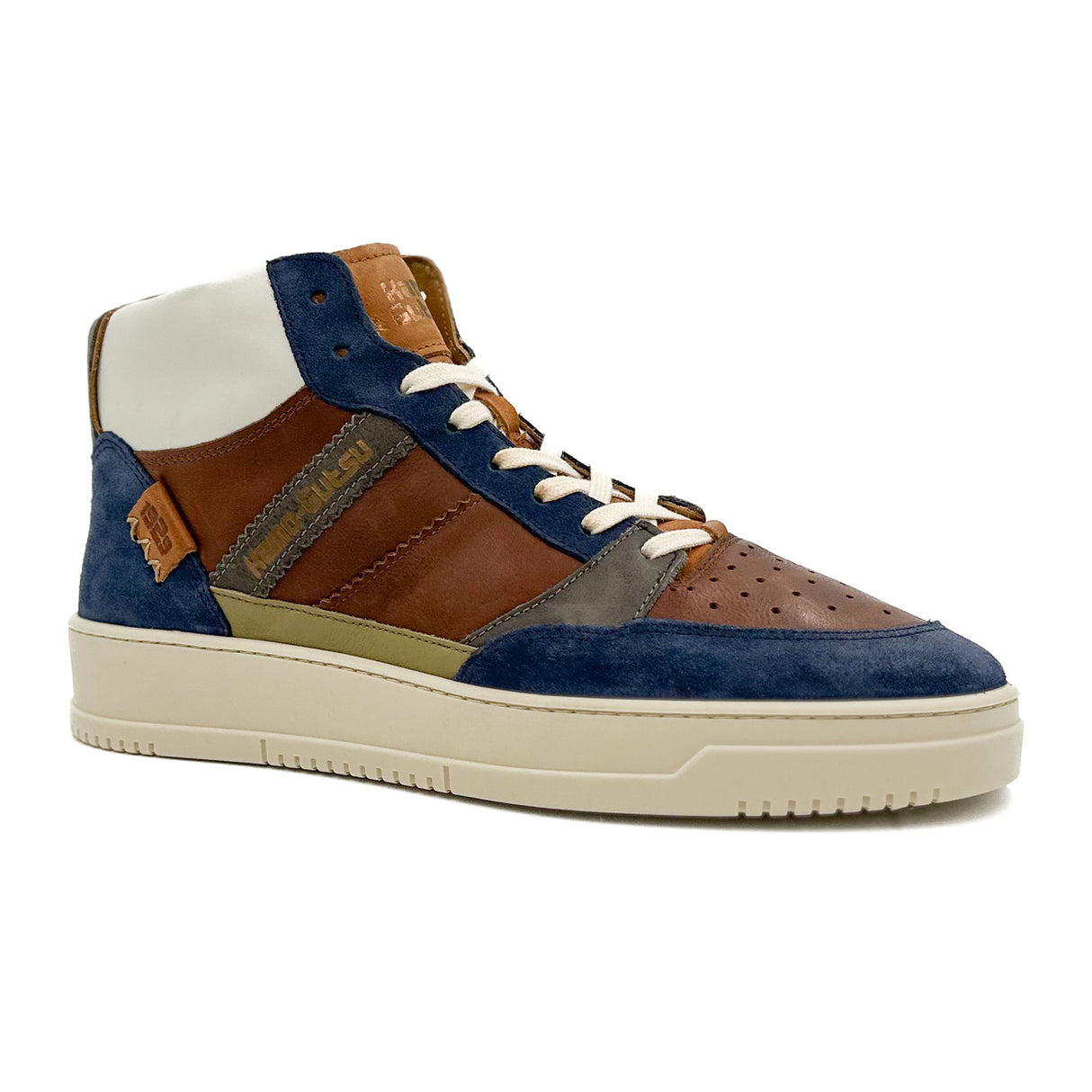Kamo-Gutsu CAMPO 152 Sneaker (Men) - Royal/Castagno Combi Athletic - Casual - Lace Up - The Heel Shoe Fitters