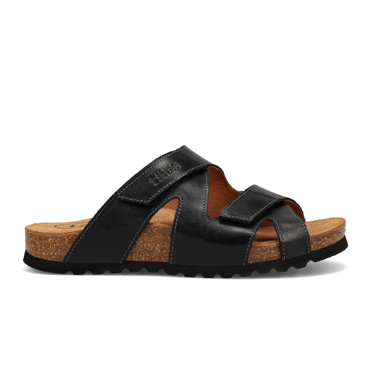 Taos Casita Slide Sandal (Women) - Black Leather Sandal - Slide - The Heel Shoe Fitters