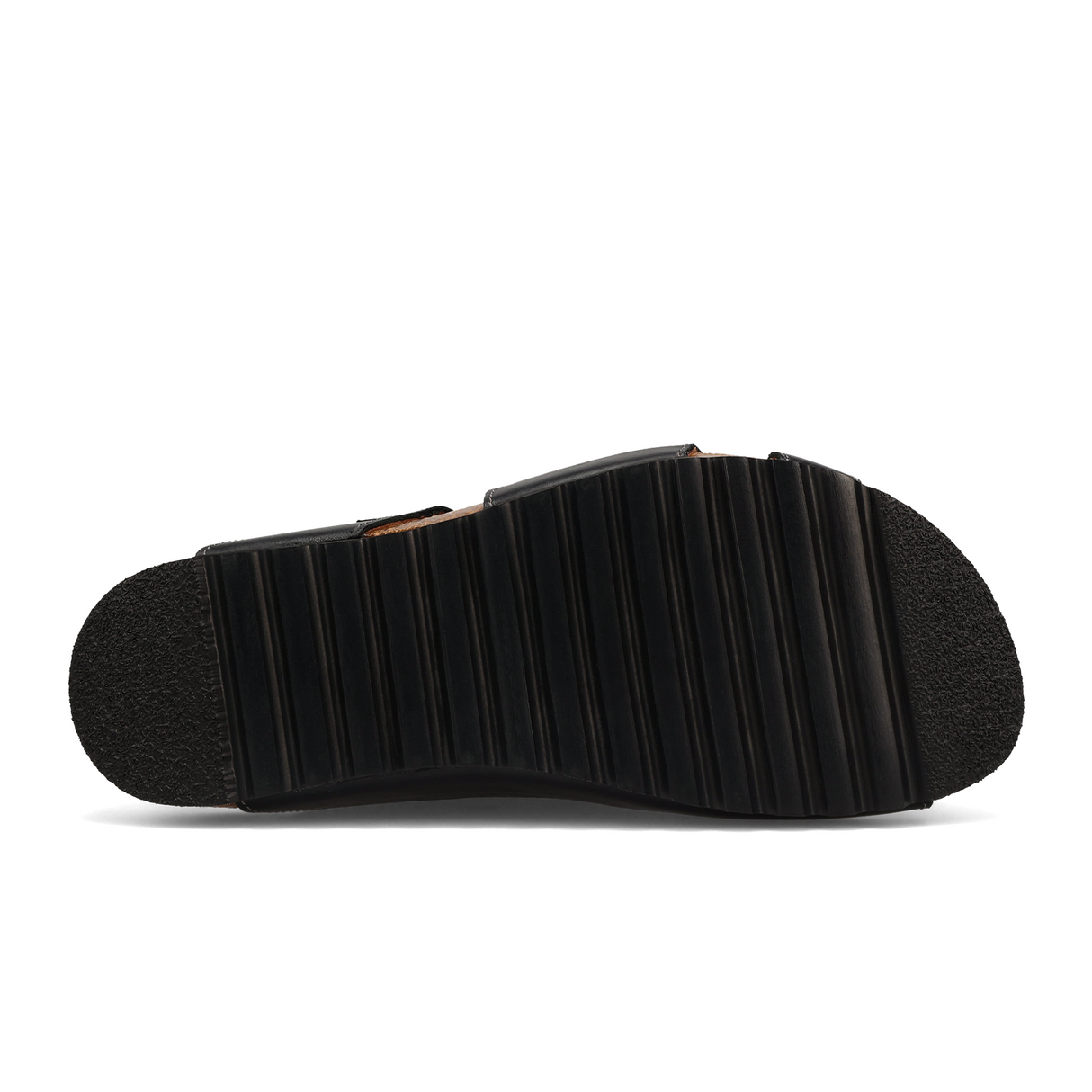 Taos Casita Slide Sandal (Women) - Black Leather Sandal - Slide - The Heel Shoe Fitters