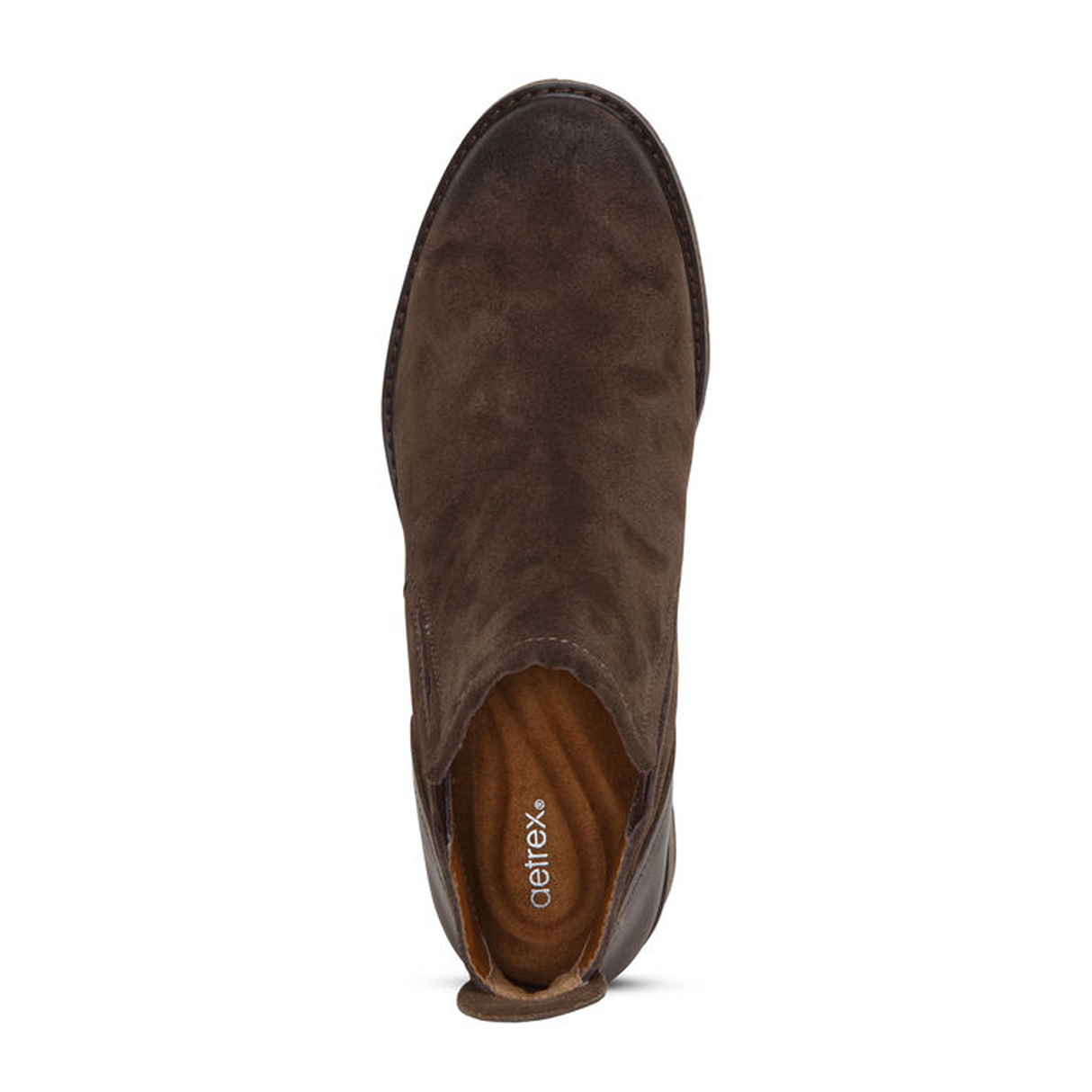 Aetrex Frankie Ankle Boot (Women) - Brown Leather Boots - Fashion - Ankle Boot - The Heel Shoe Fitters