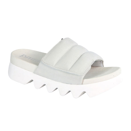 Bussola Chance Waterproof Slide Sandal (Women) - Glacier Grey Cordura Sandals - Slide - The Heel Shoe Fitters