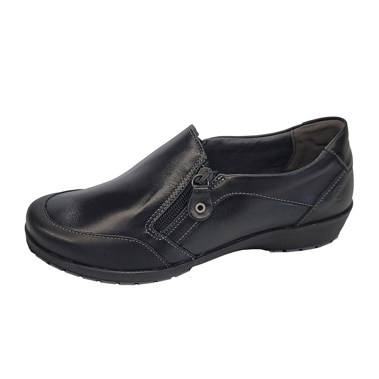 Suave Chelsea Slip On (Women) - Black Dress-Casual - Slip On - The Heel Shoe Fitters