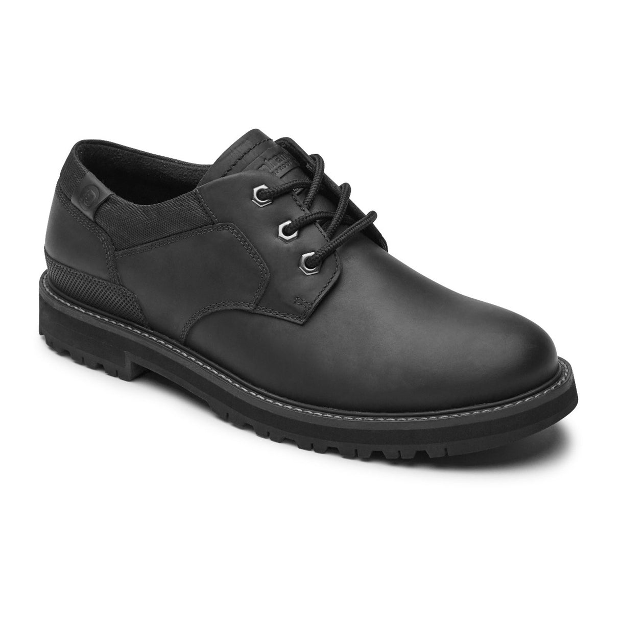 Dunham Byrne Plain Toe Oxford (Men) - Black Leather Dress-Casual - Oxford - The Heel Shoe Fitters