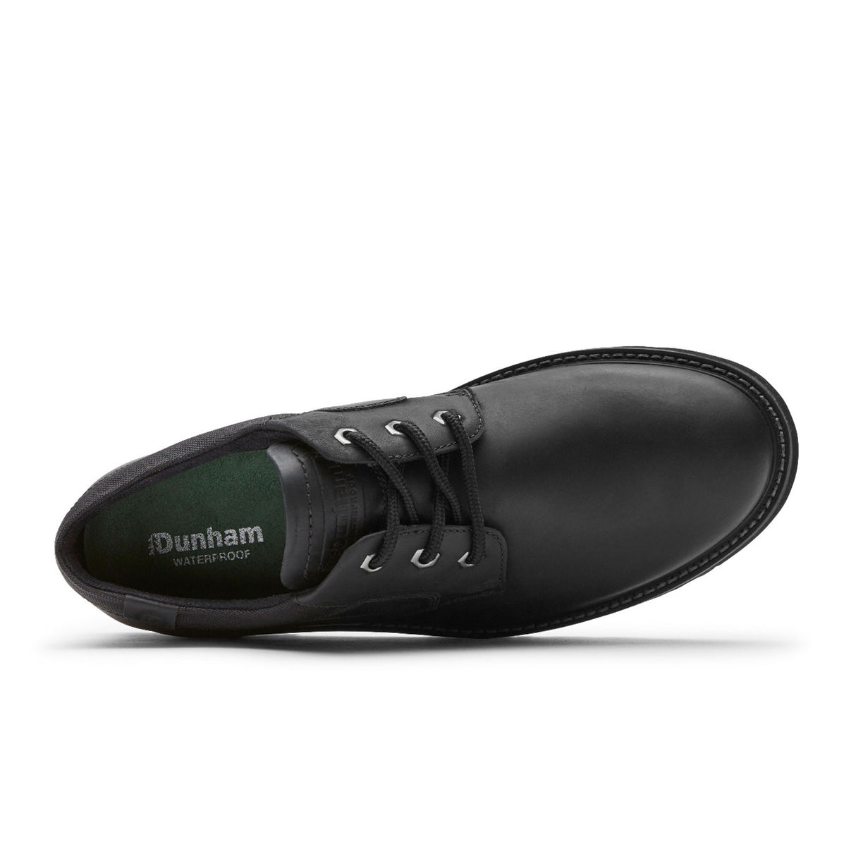 Dunham Byrne Plain Toe Oxford (Men) - Black Leather Dress-Casual - Oxford - The Heel Shoe Fitters