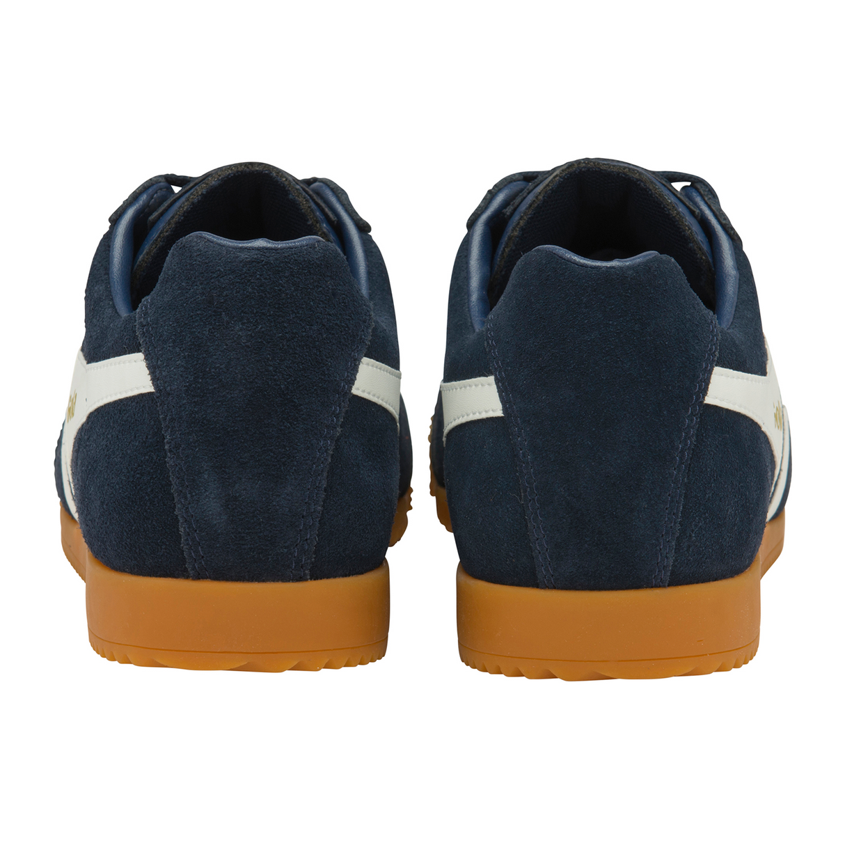 Gola Harrier Sneaker (Women) - Navy/White Suede Athletic - Casual - Lace Up - The Heel Shoe Fitters