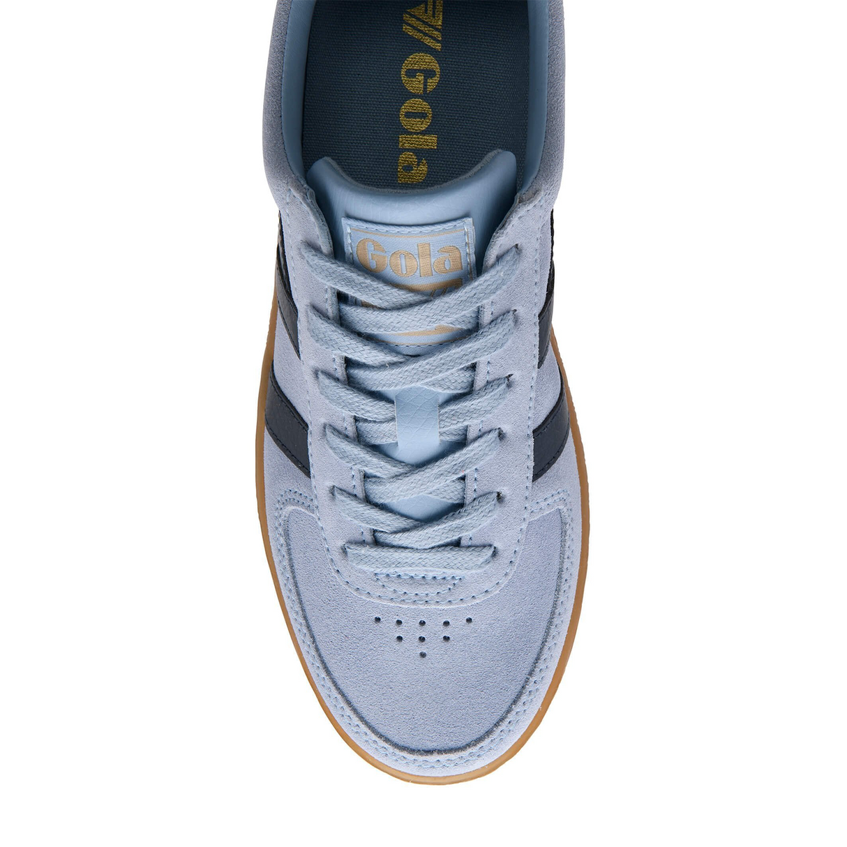 Gola Grandslam Suede Sneaker (Women) - Air/Navy/Gum Athletic - Casual - Lace Up - The Heel Shoe Fitters