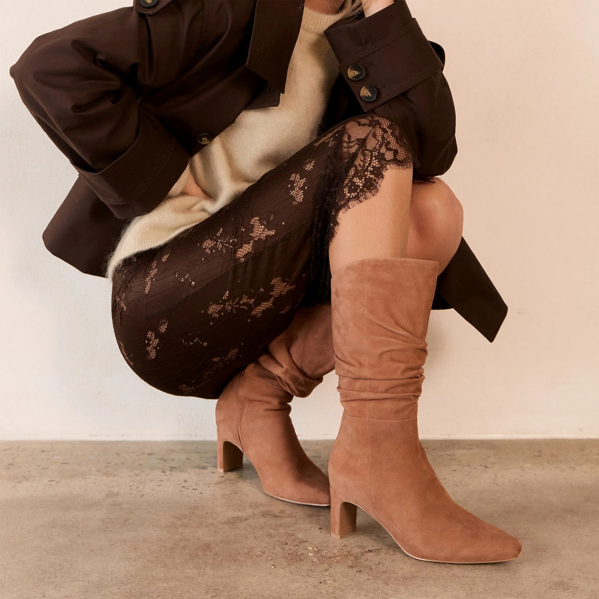 Frankie4 Clarkson Boot (Women) - Clay Suede
