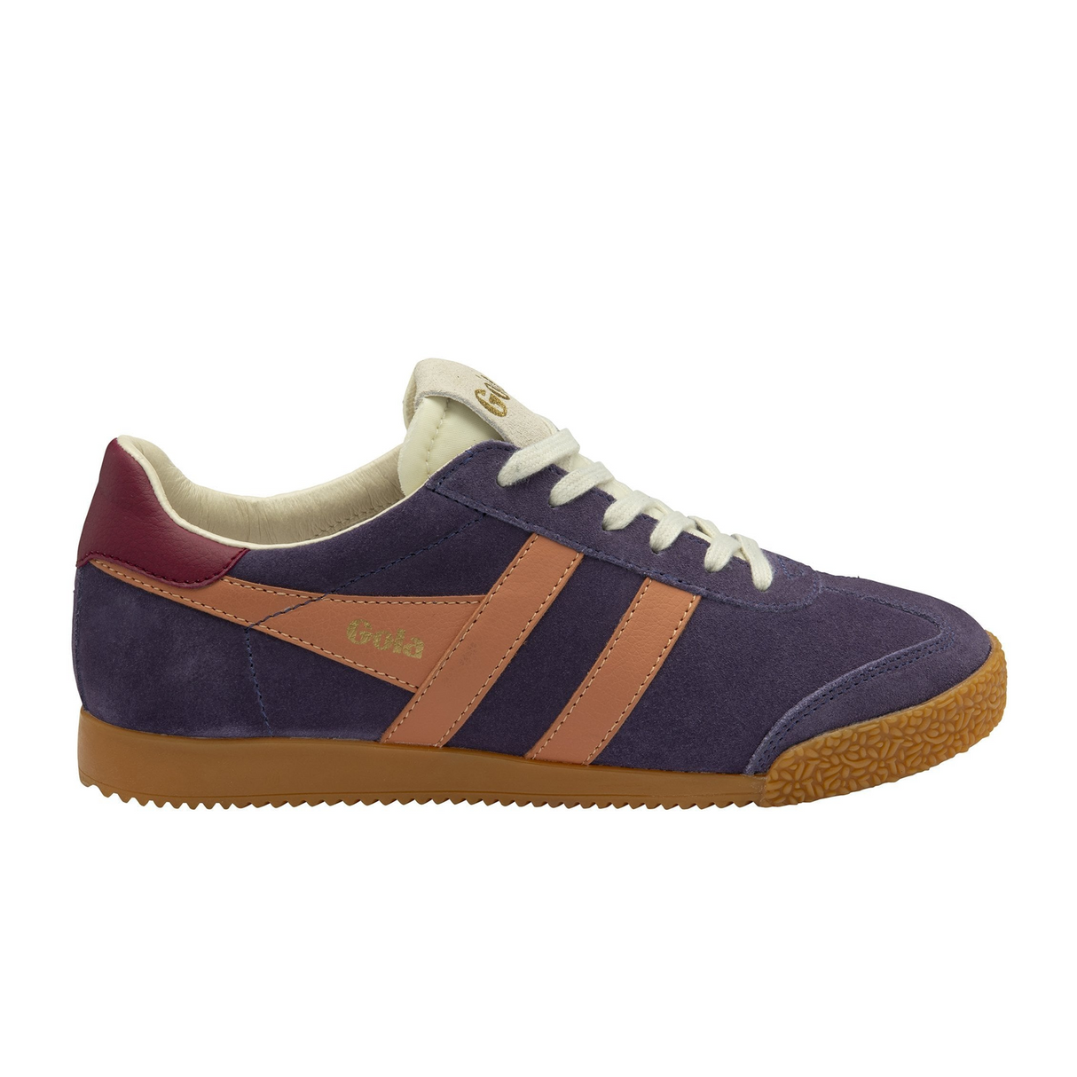 Gola Elan Sneaker (Women) - Plum/Terracotta/Cerise Athletic - Casual - Lace Up - The Heel Shoe Fitters