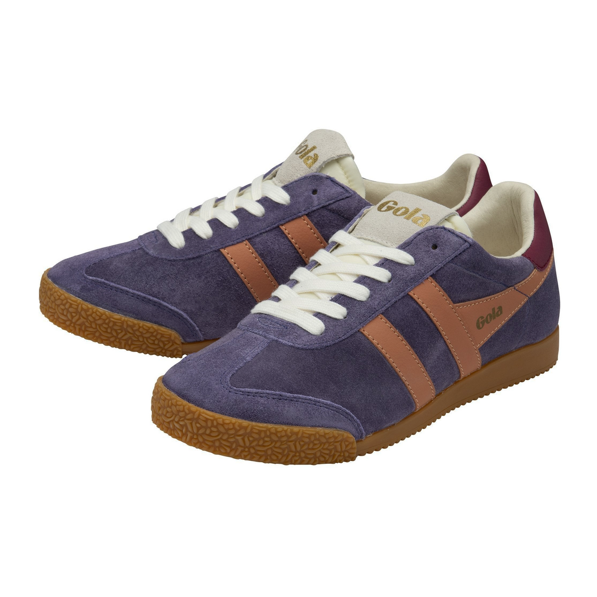 Gola Elan Sneaker (Women) - Plum/Terracotta/Cerise Athletic - Casual - Lace Up - The Heel Shoe Fitters